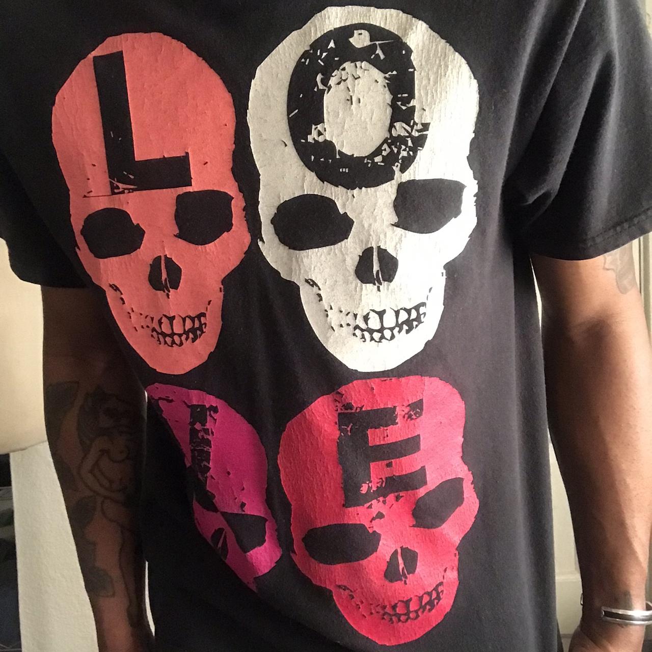 Stussy Love / Hate Vintage T-Shirt. Very loved and | Depop