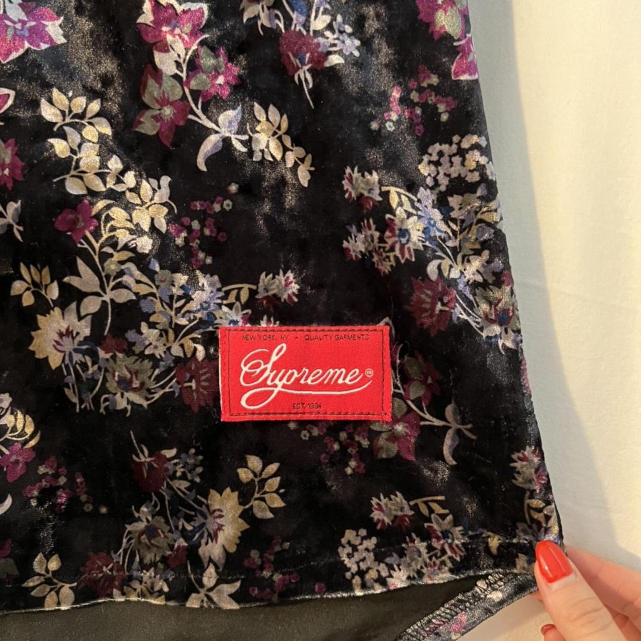 Supreme Floral Baseball Jersey FW19 100 Authentic... Depop