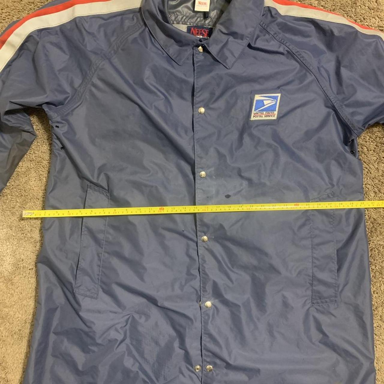 Vintage USPS mailman raincoat 00s size XL - Depop