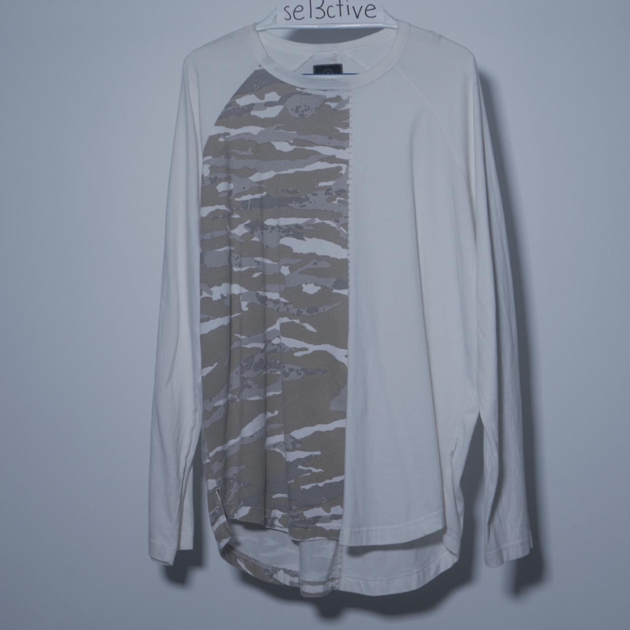Maharishi Men's White and Cream Shirt