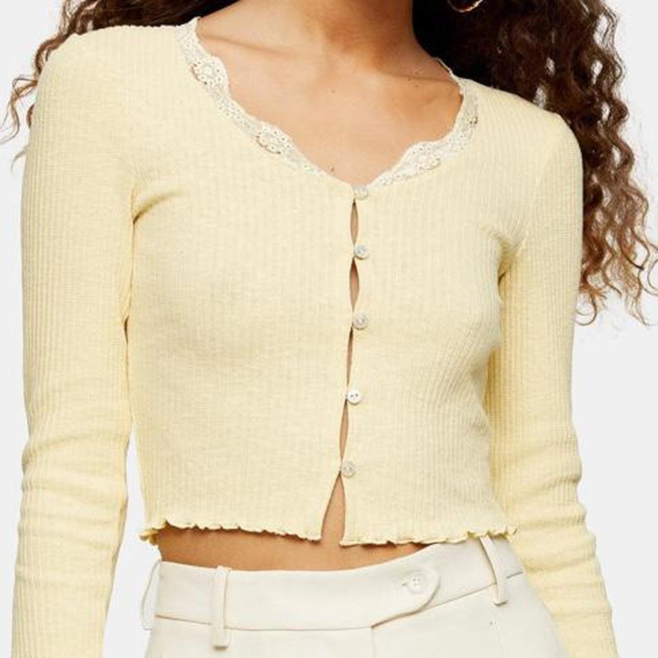 Topshop sales yellow cardigan