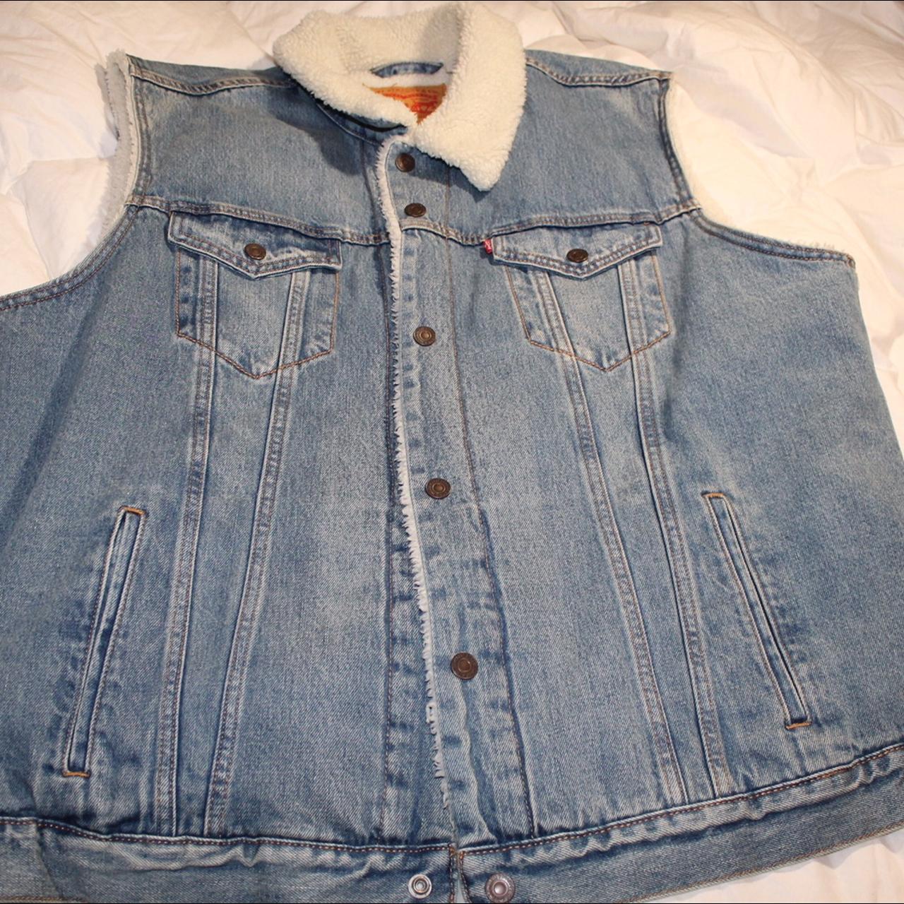 vintage levis denim vest