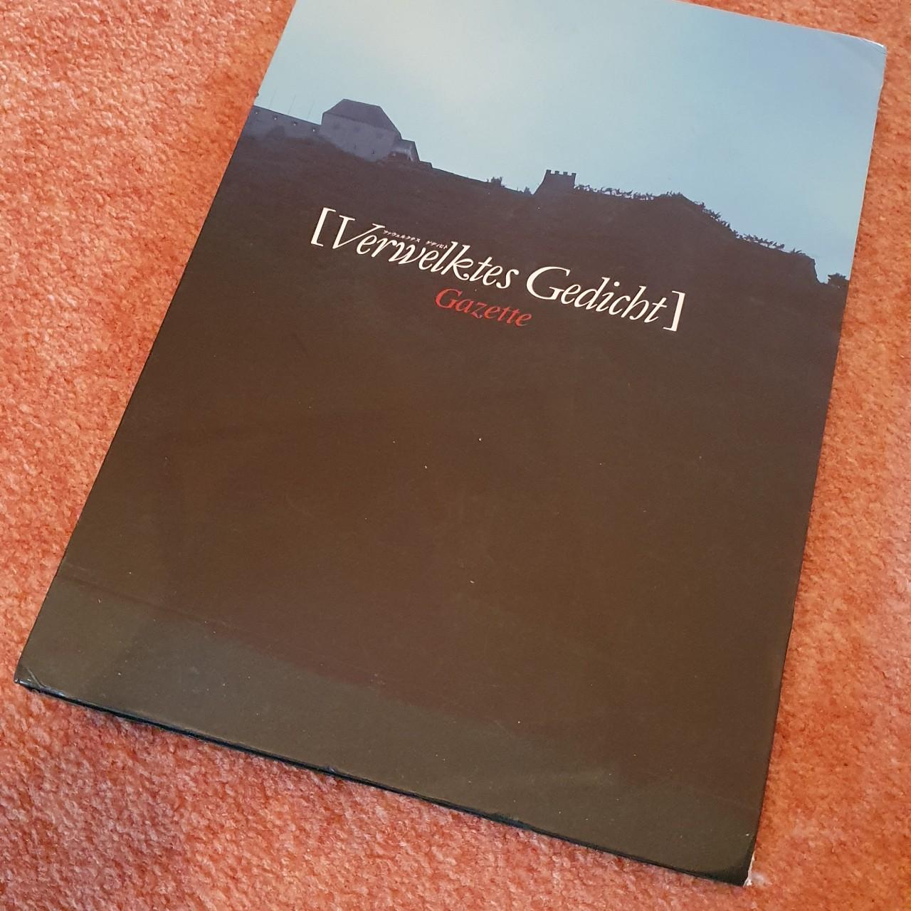 the GazettE Verwelktes Gedicht Photobook WITH CD (rare) | Depop