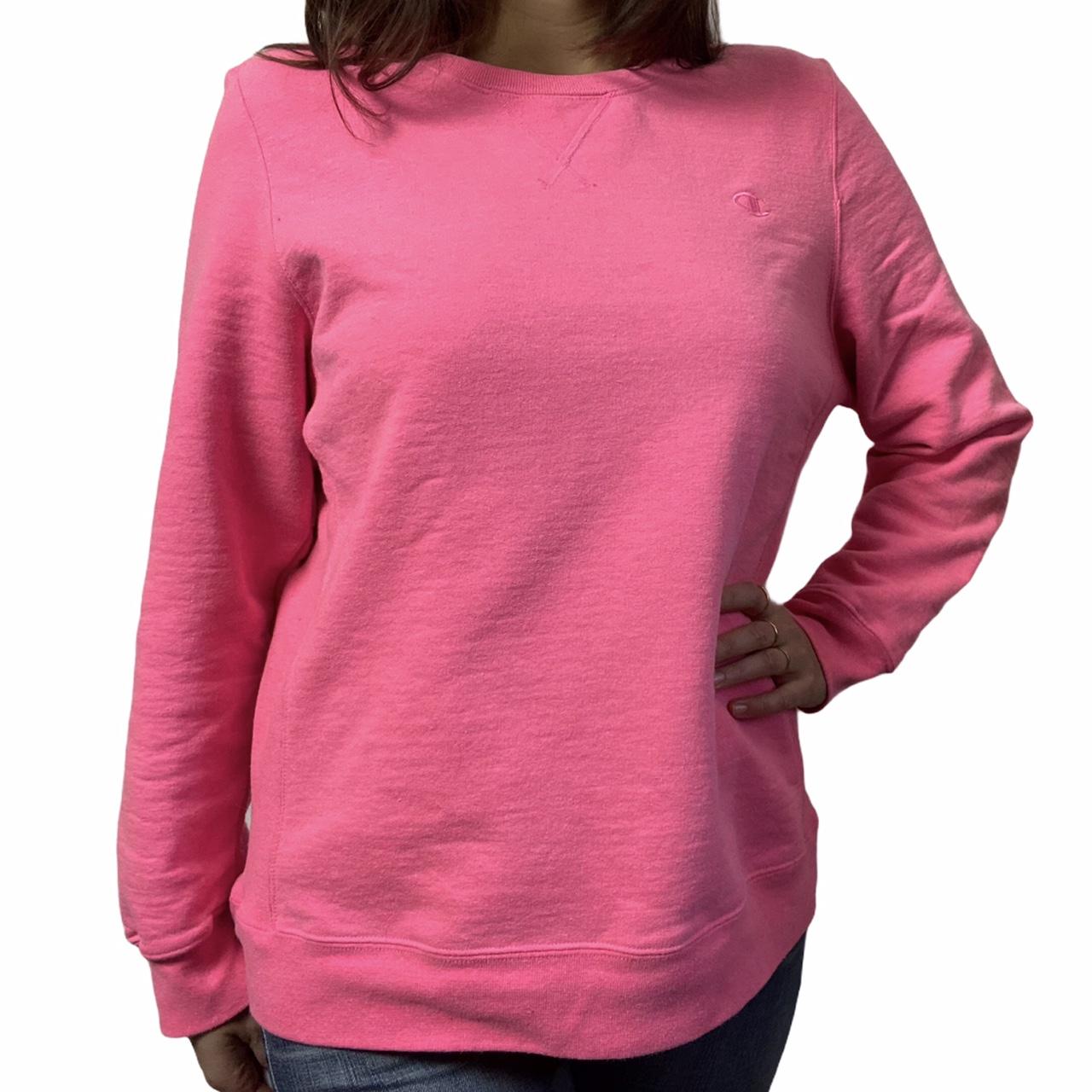 Womens pink 2024 champion sweatshirt