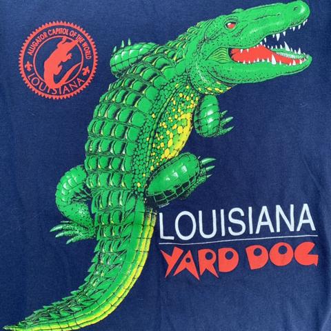 Louisiana Yard Dog Men's Value T-Shirt Louisiana Yard Dog White T-Shirt