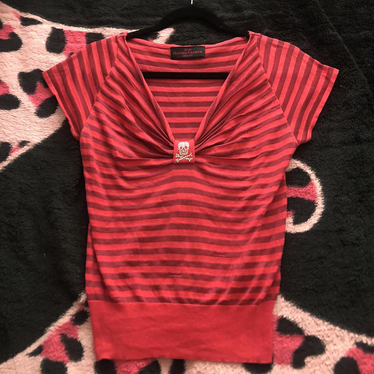 Hysteric Glamour Women's Red Shirt