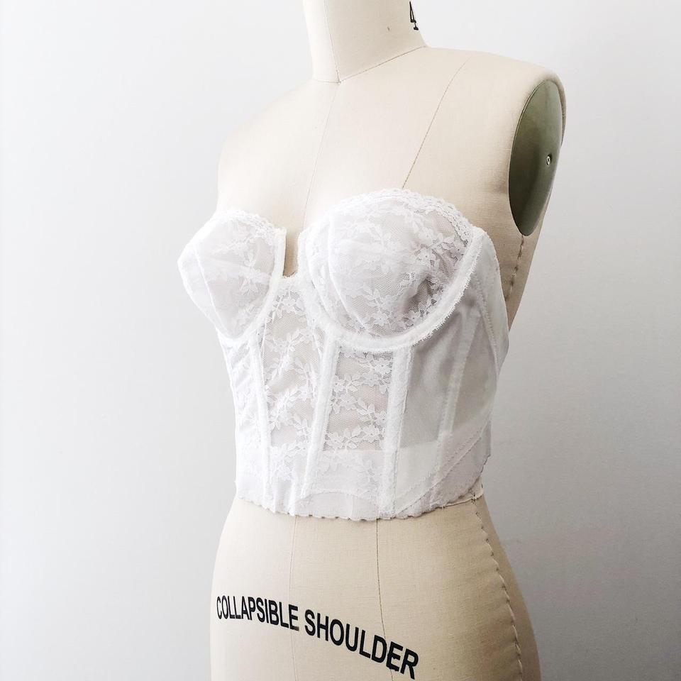 Vintage 80's Backless Young Smoothie Longline Corset Bustier