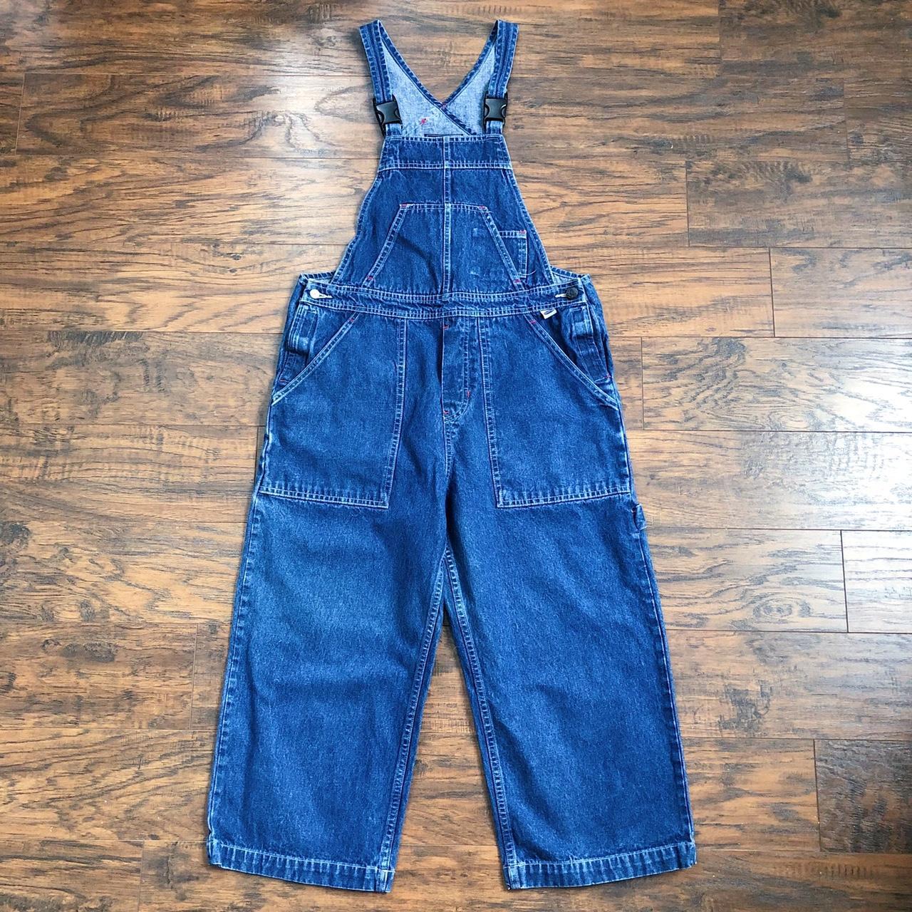 Route 66 Women's Blue Dungarees-overalls | Depop