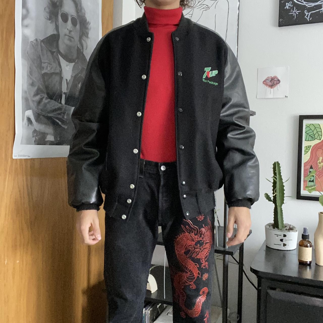 Rare vintage 7up Jacket with embroidery on front and...