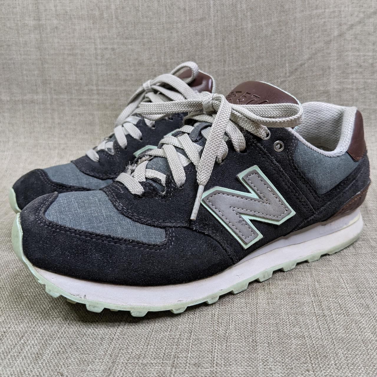 New Balance 574 retro dad shoes in grey color way.... Depop