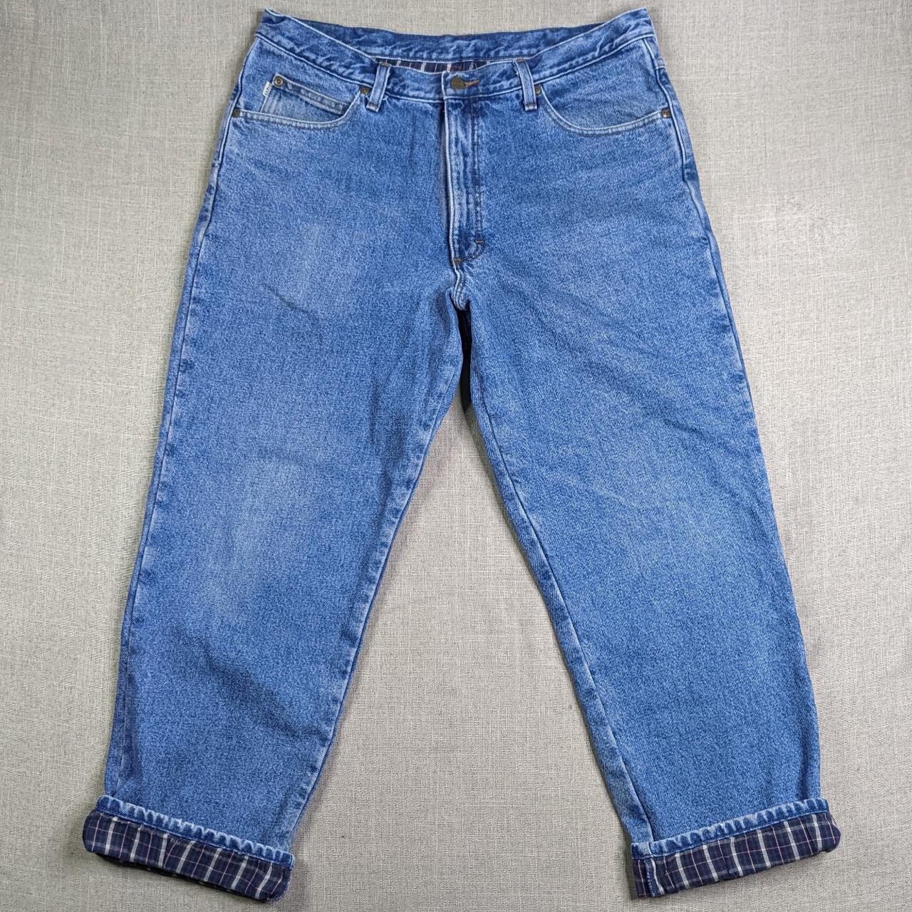 Product Image 3 - Vintage flannel lined jeans by