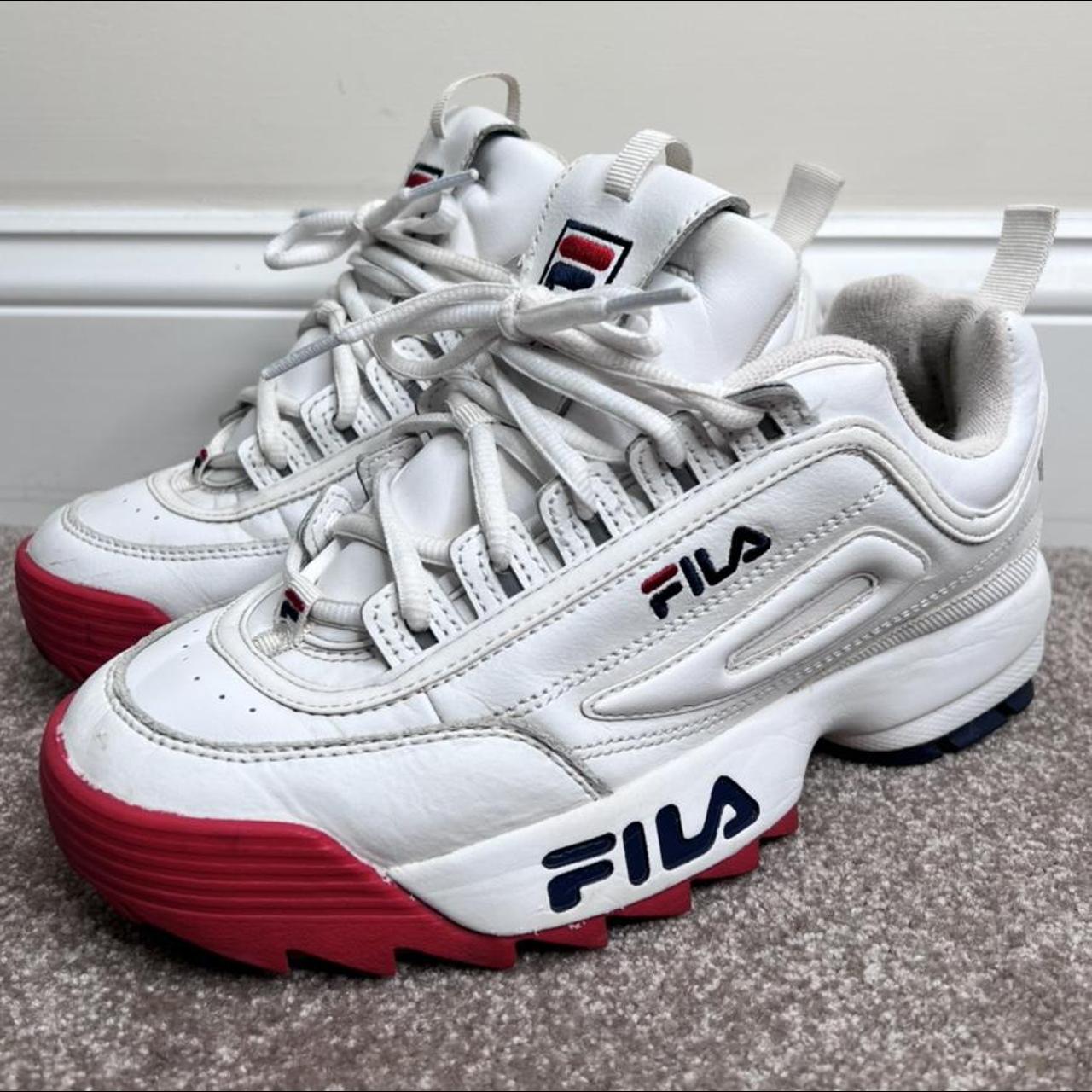 Fila Disruptor retro sneakers. Women's size... - Depop