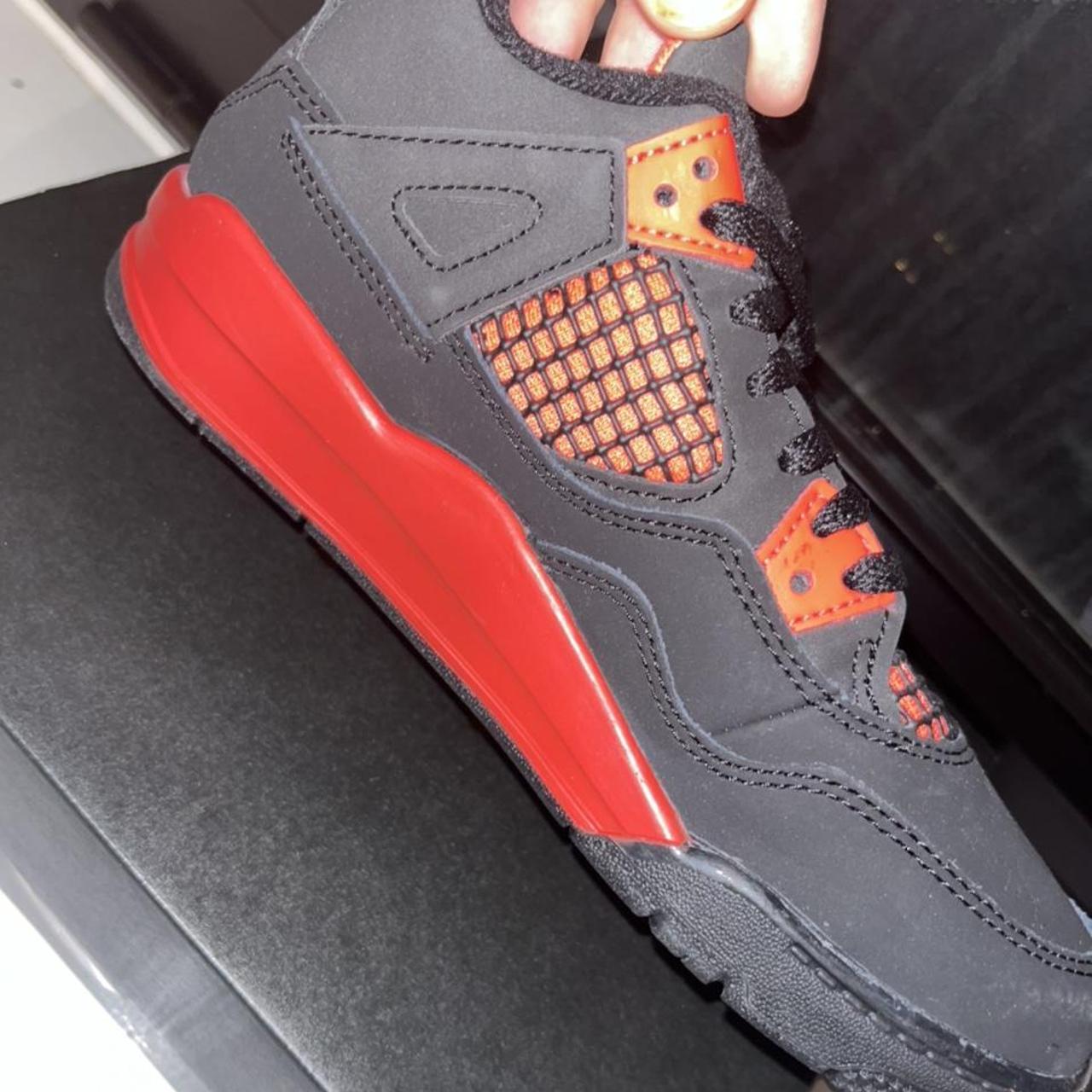 JORDAN 4 RETRO “ RED THUNDER “ - DEAD STOCK !!! - - Depop