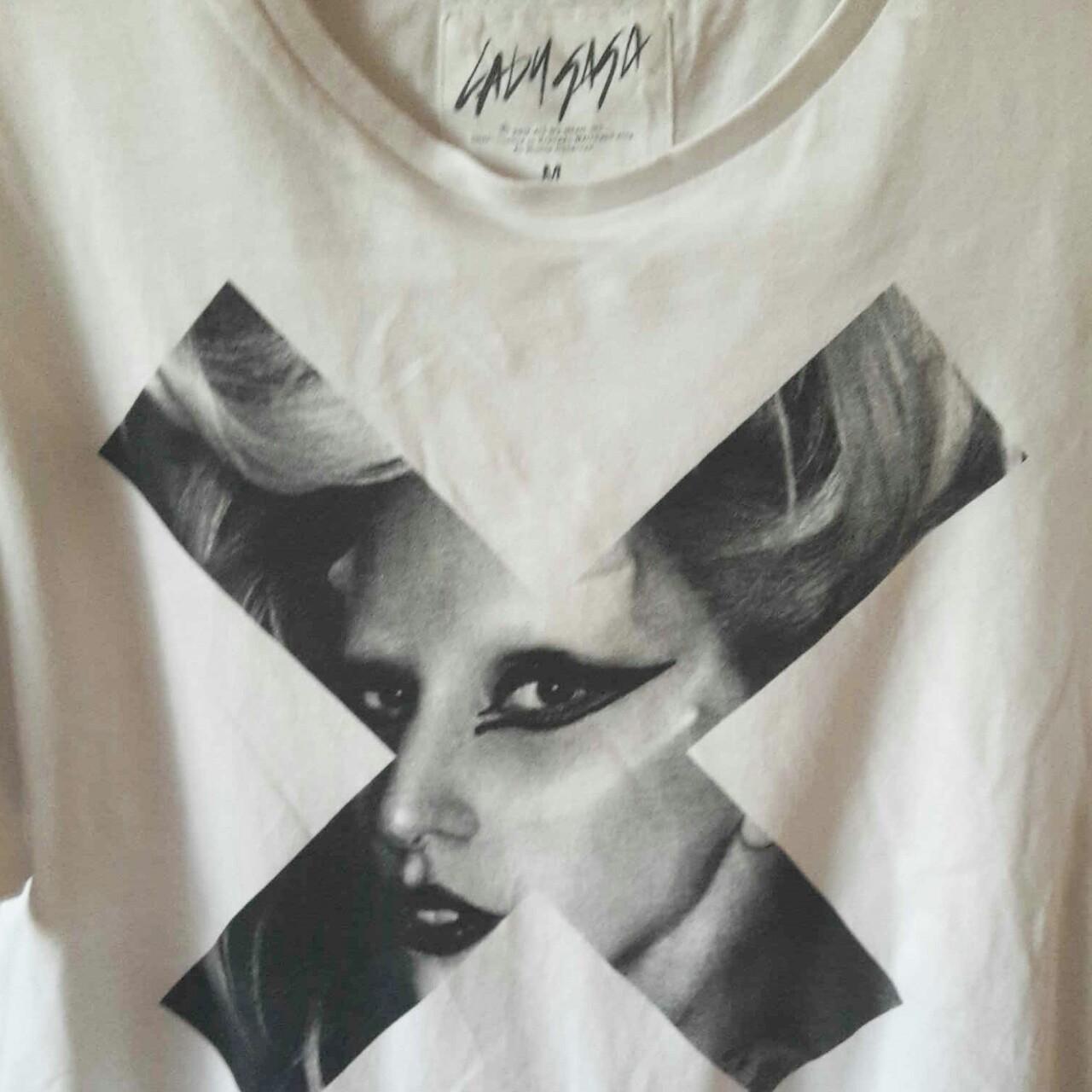 Lady Gaga T - shirt. Unisex. Size Meidum - Depop