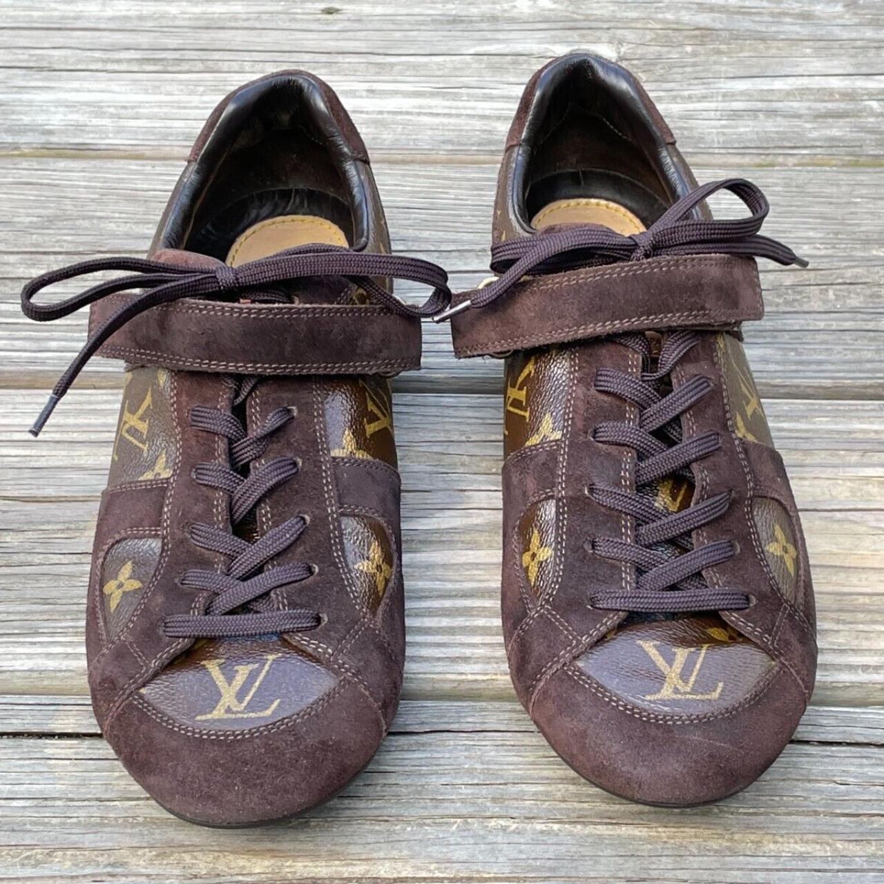Louis Vuitton Monogram Sneakers Mens Size - Depop