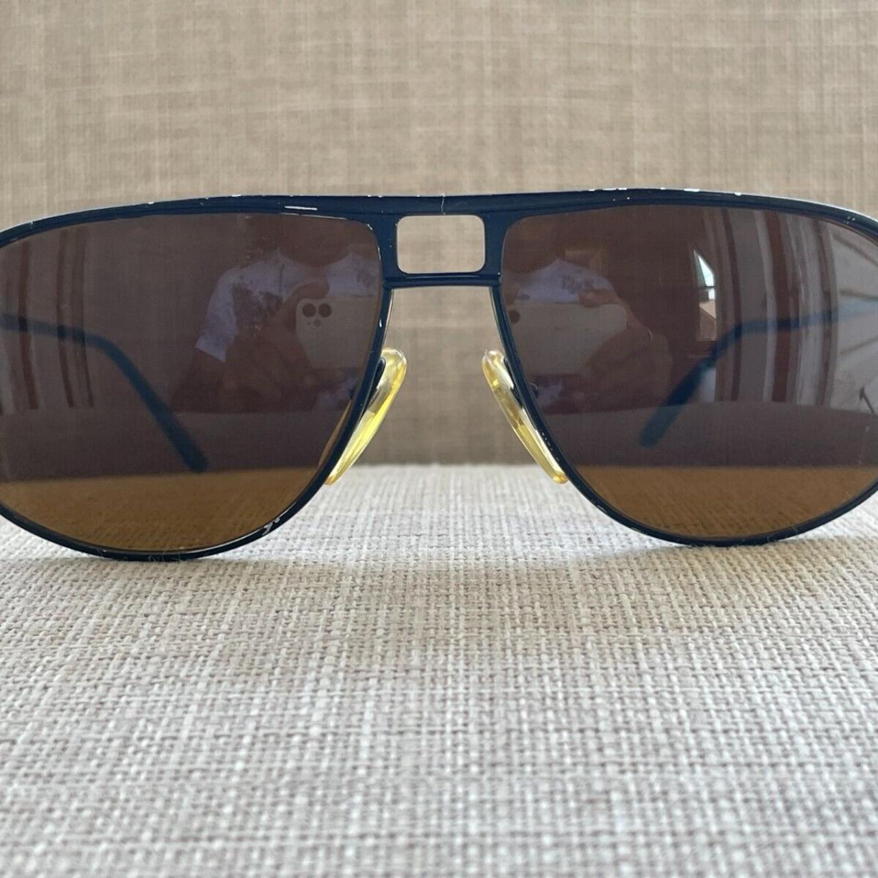 Lacoste Men Sunglasses Polarized Black Tone Metal... Depop