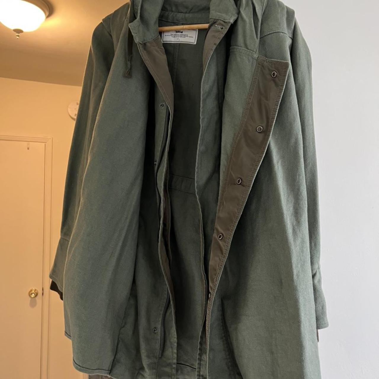 Initial Fashion green military jacket, cannot fins... - Depop