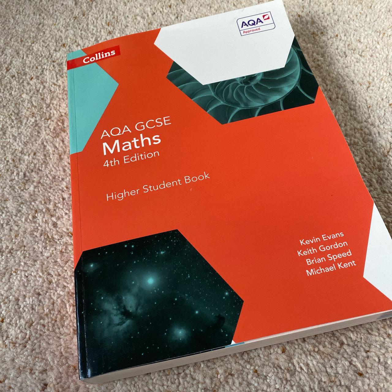 Aqa gcse maths 4th edition higher student book isbn depop