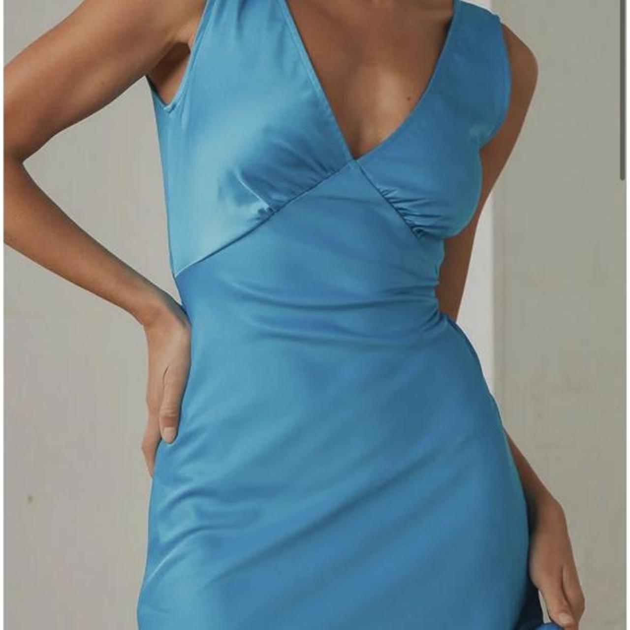 Peppermayo Women's Blue Dress Depop