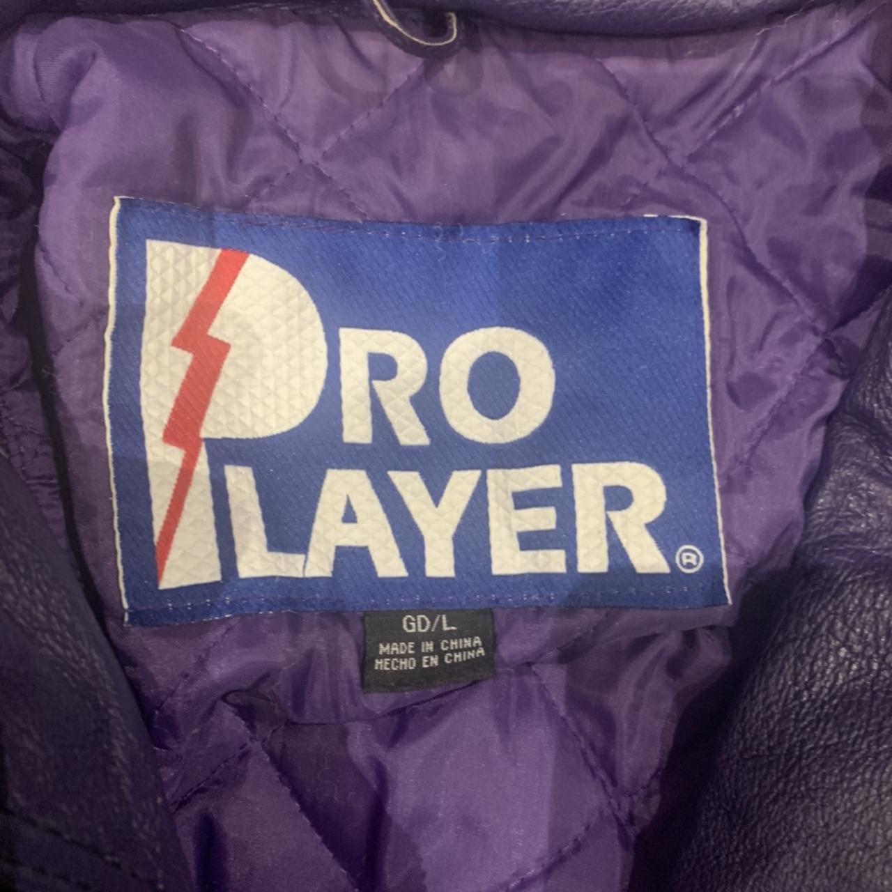 Vintage NBC sports pro player leather jacket 🌈 - | Depop