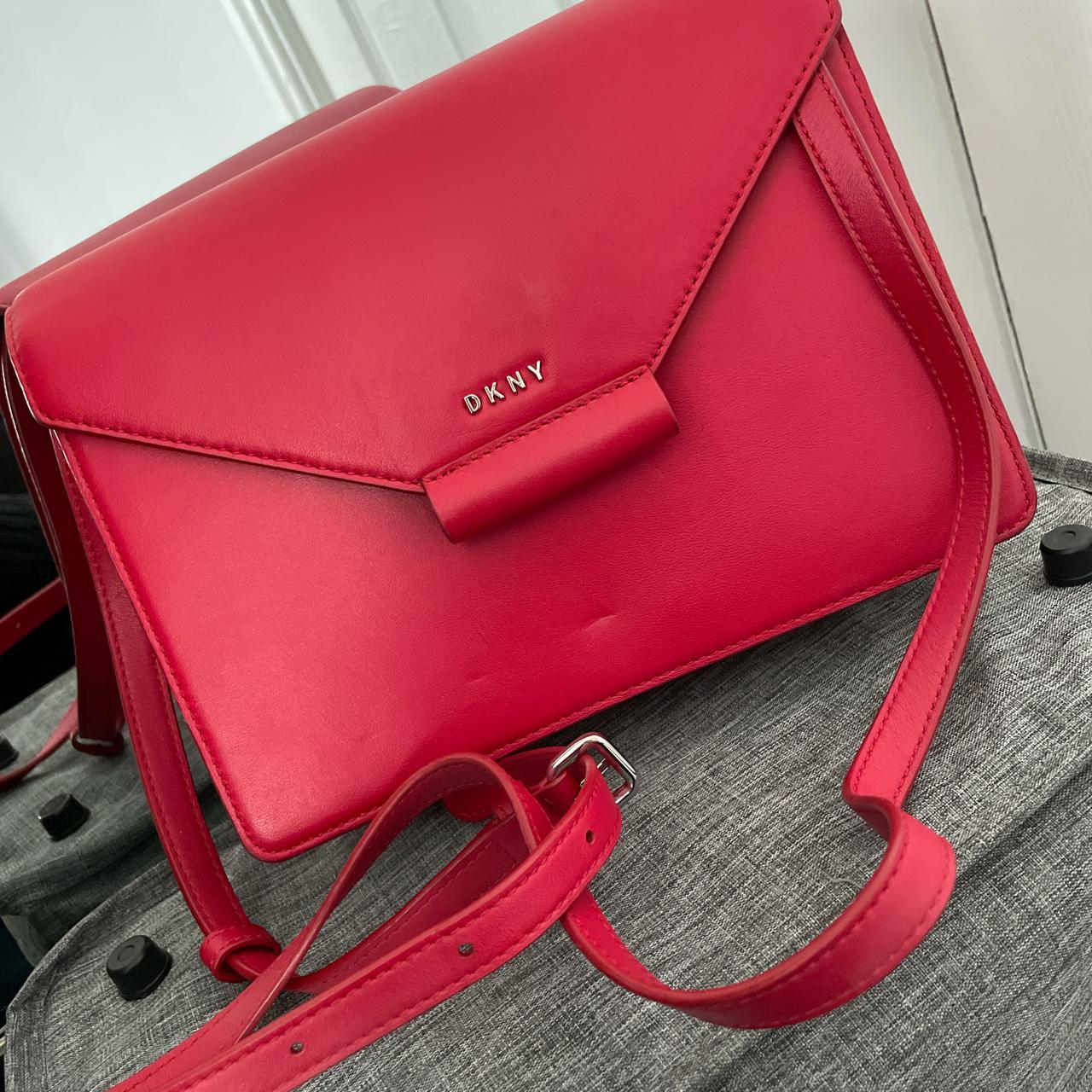 Stunning Cherry Red DKNY Shoulder Bag Used twice... Depop