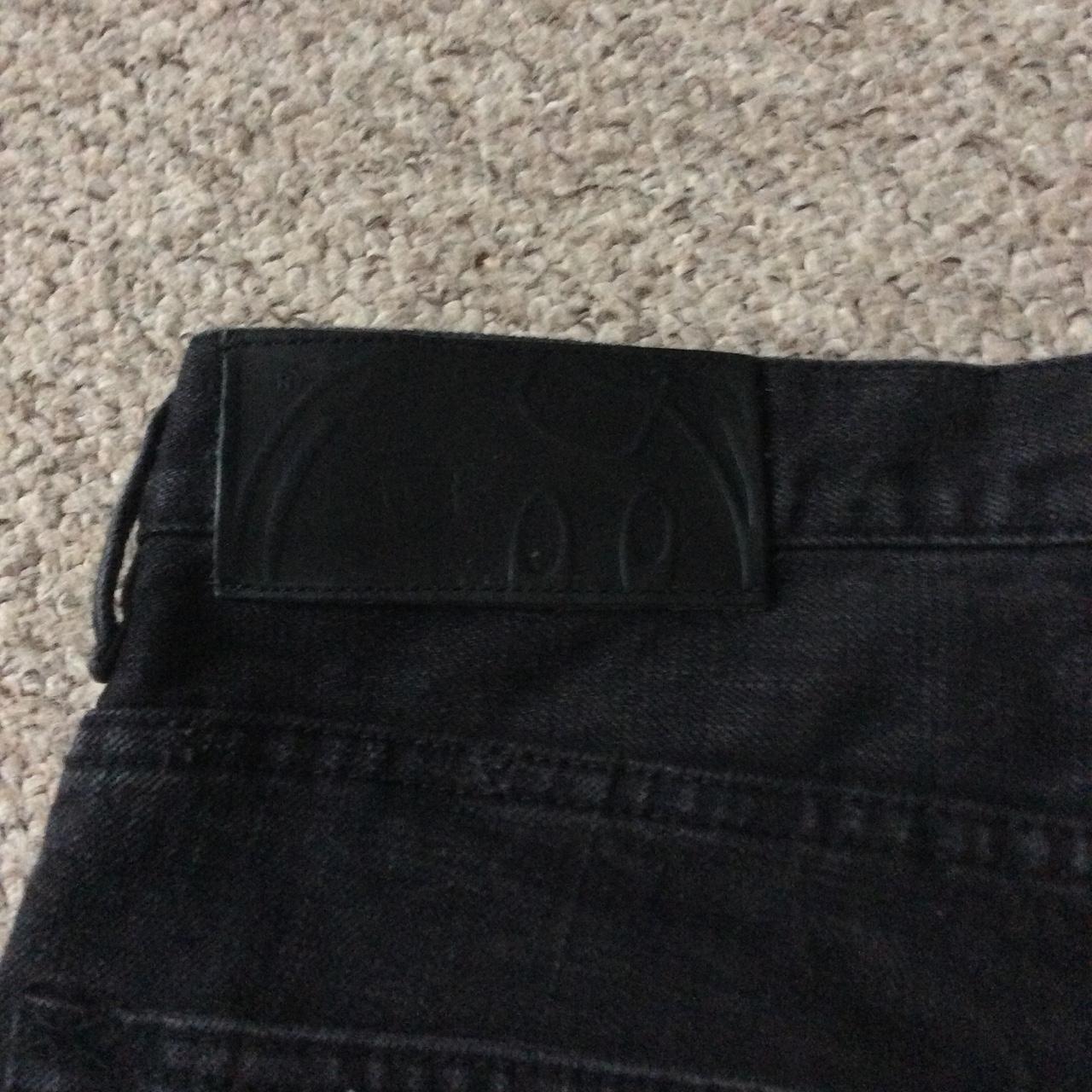 the hundreds destroyed denim jeans black. New with... - Depop