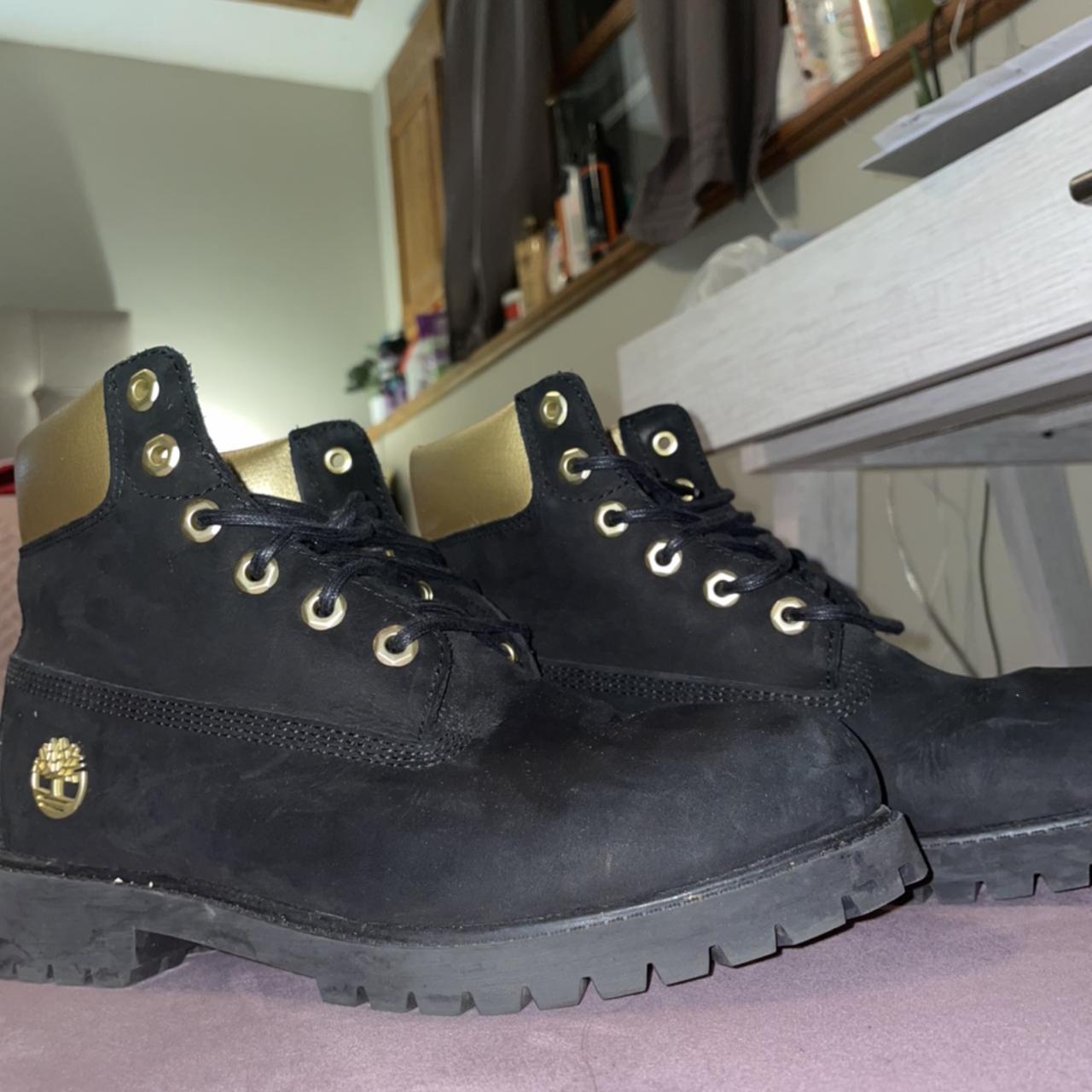 Black and gold timbs limited edition on sale