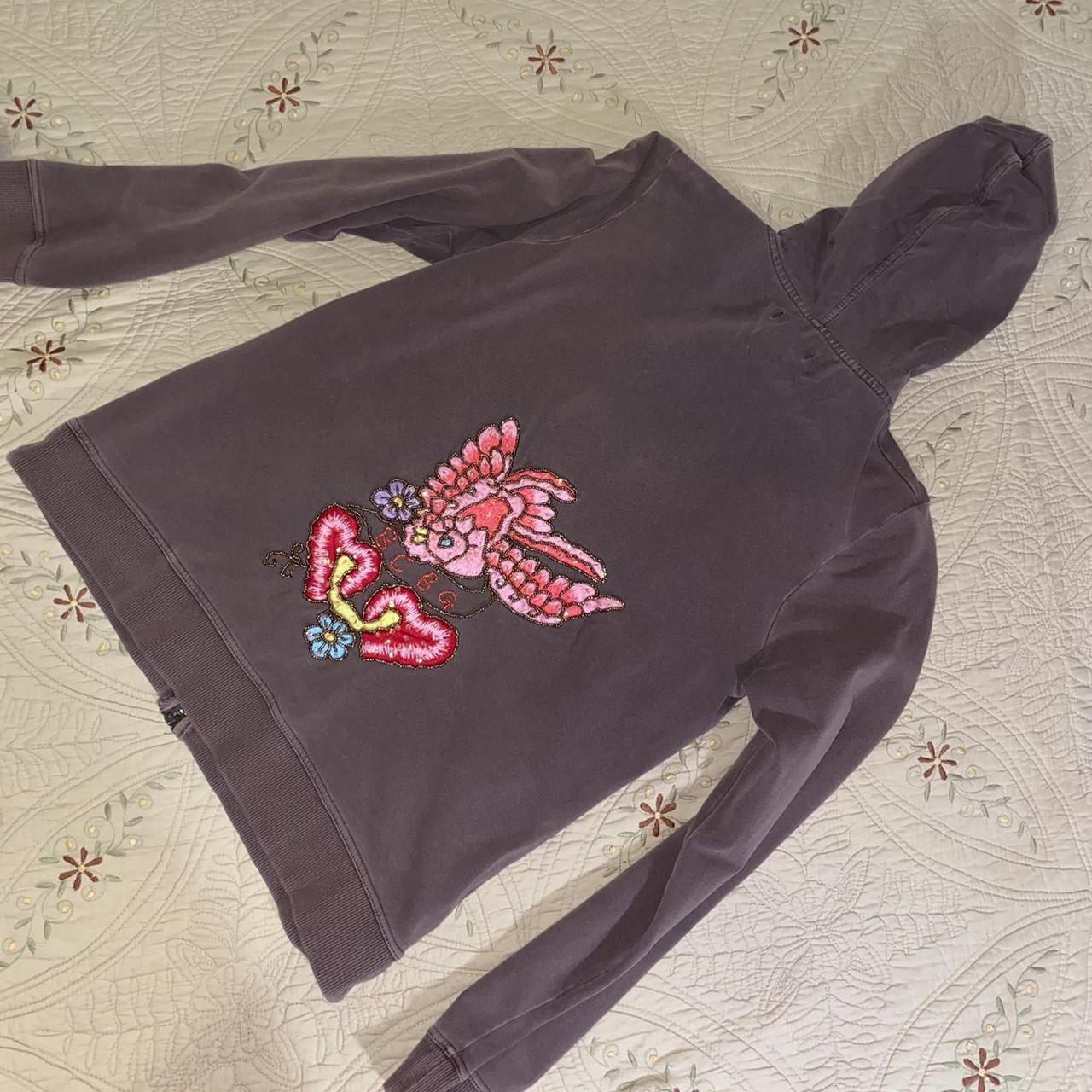 Y2K Lucky brand Asian floral zip up #y2k #vintage - Depop