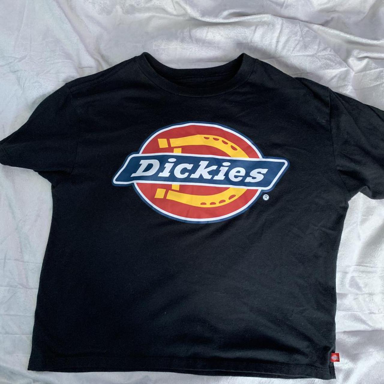 Dickies Women's Red and Black T-shirt
