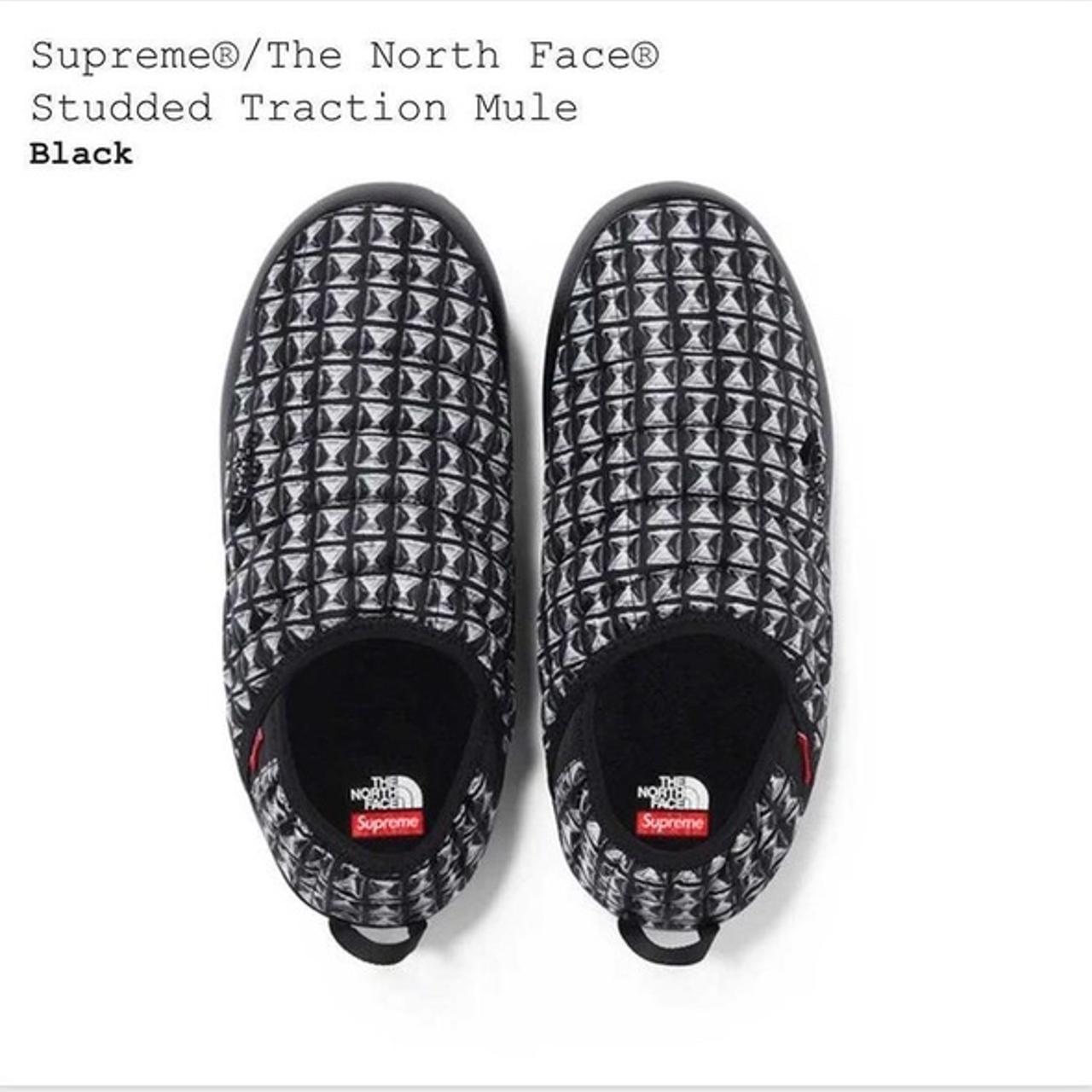 Supreme north face discount mule