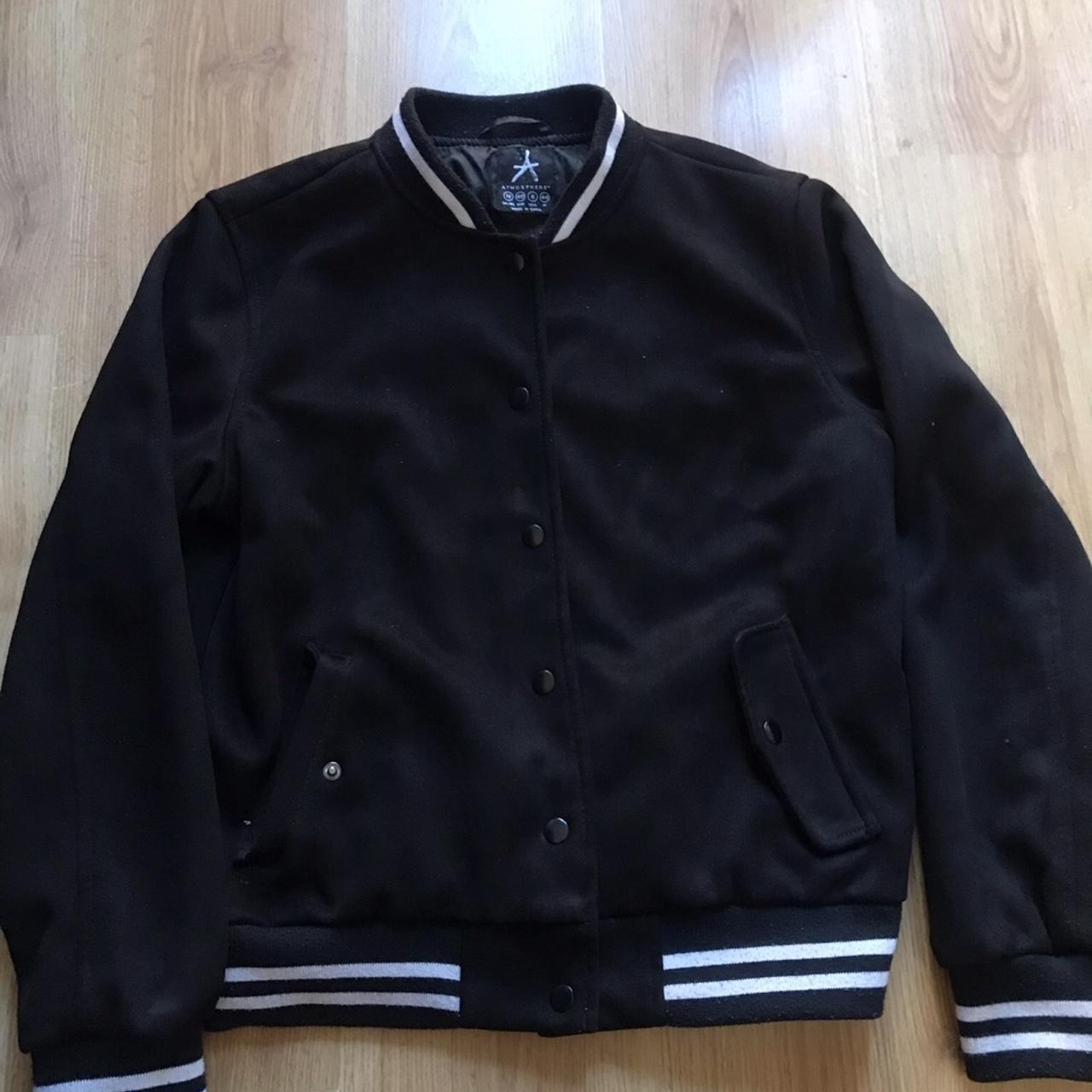 Trendy Full Black Varsity Jacket For Women