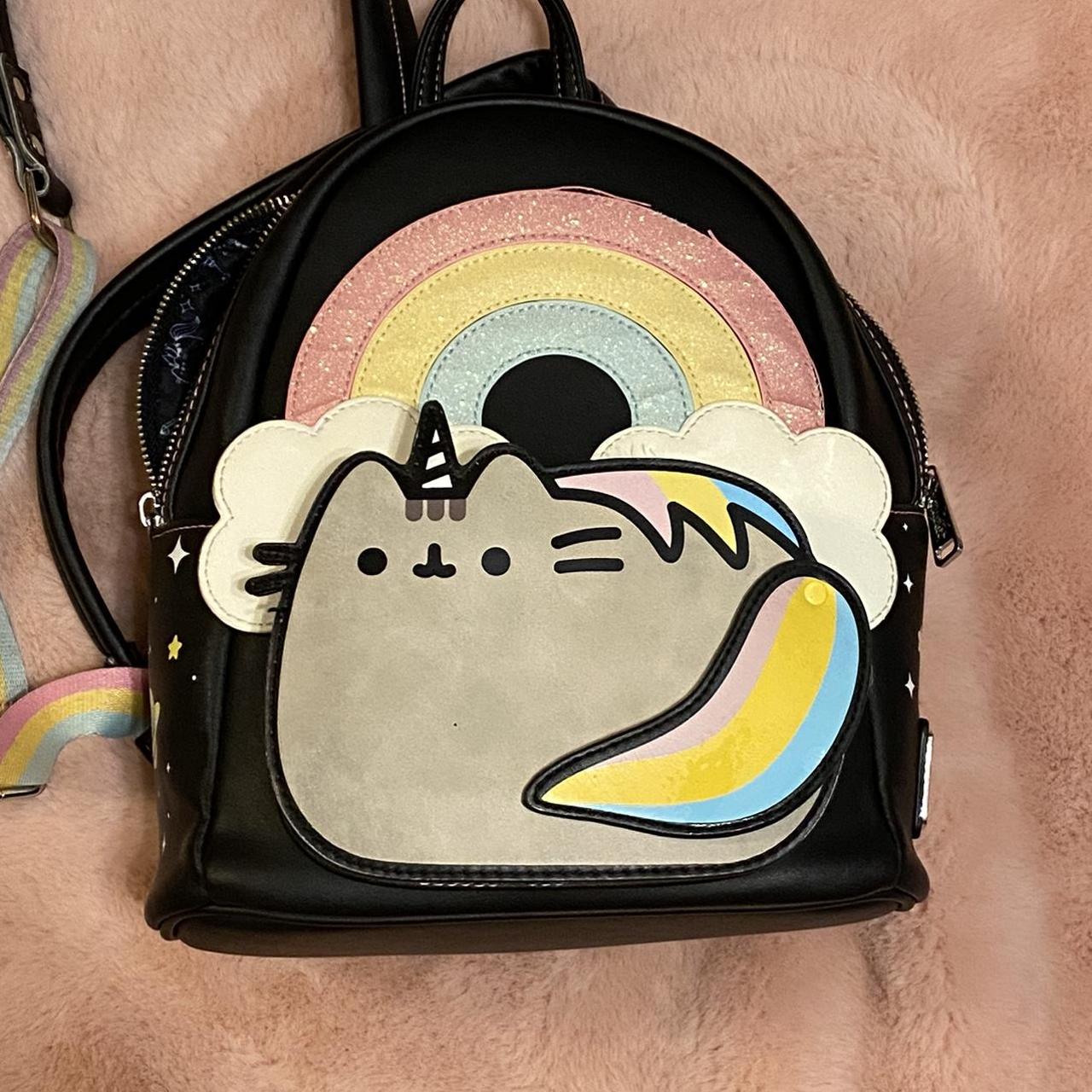 Pusheen Loungefly rainbow unicorn mini backpack wear... Depop