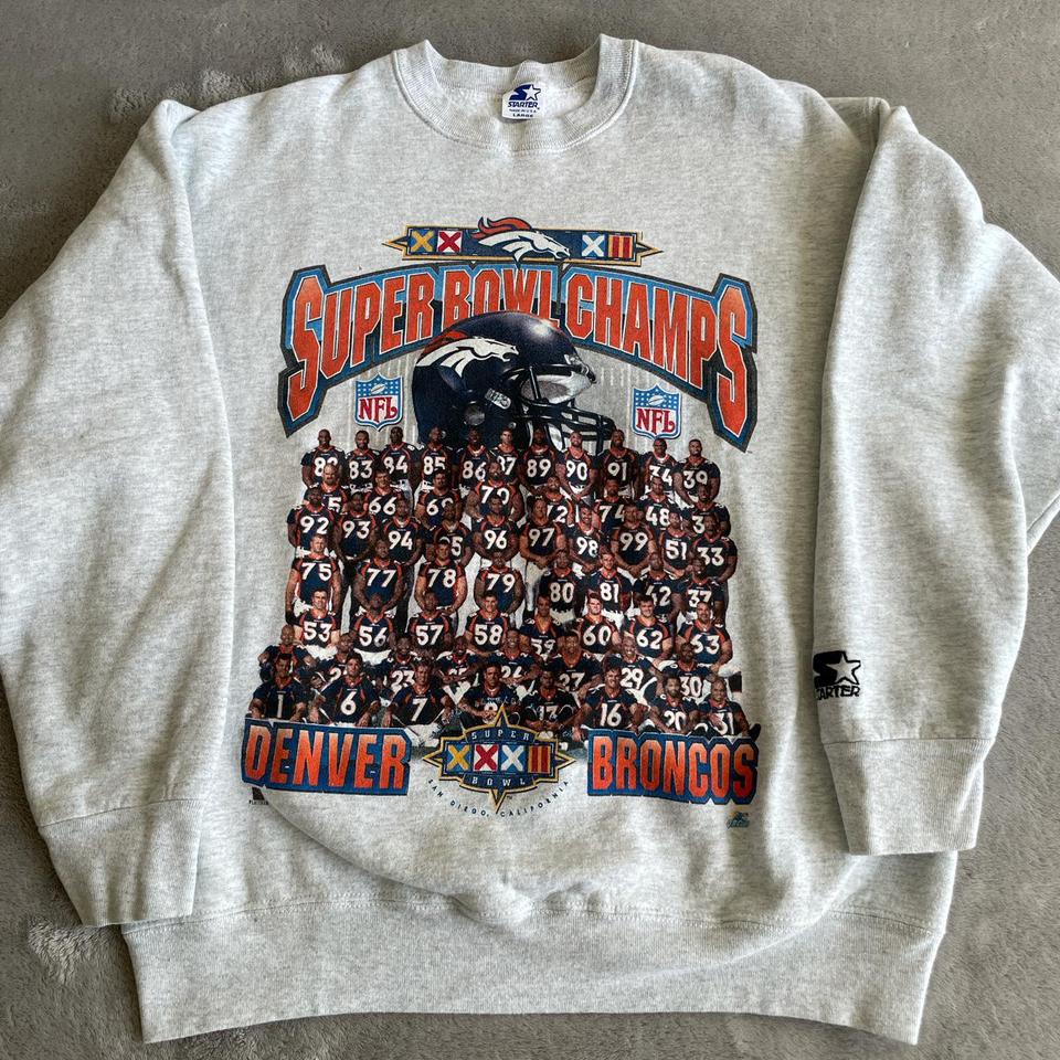 Blue vintage Super Bowl Jets Hoodie Small #vintage - Depop