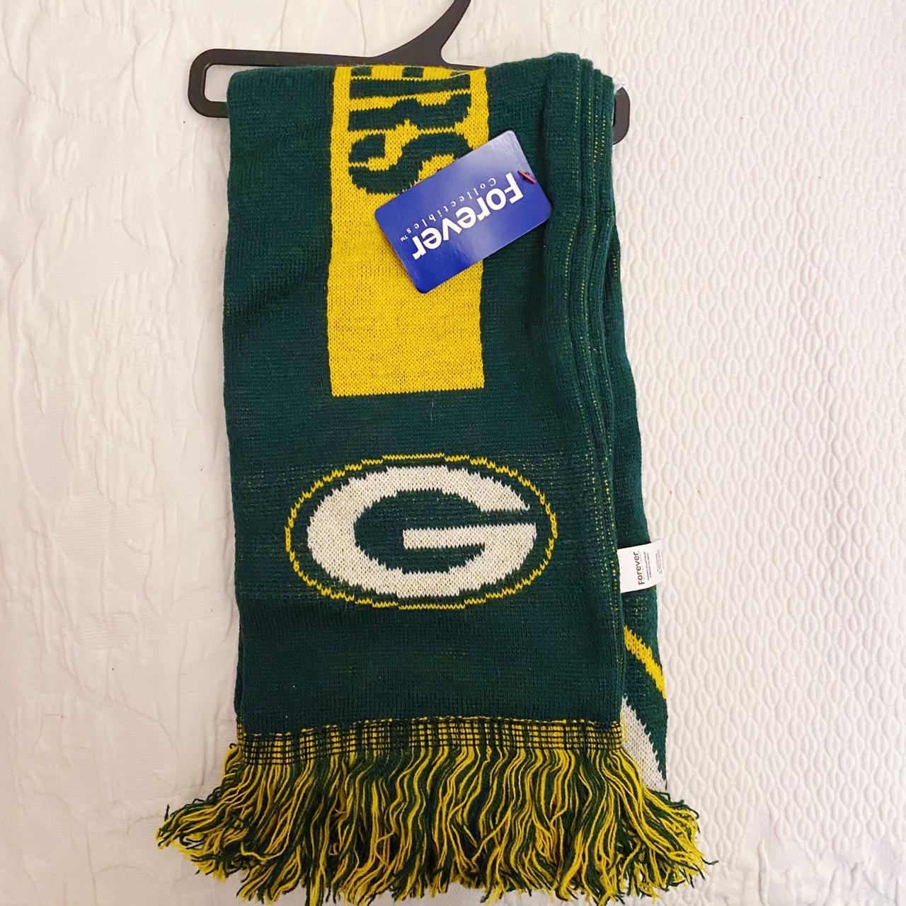 NFL Men's Green and Yellow Scarf-wraps | Depop