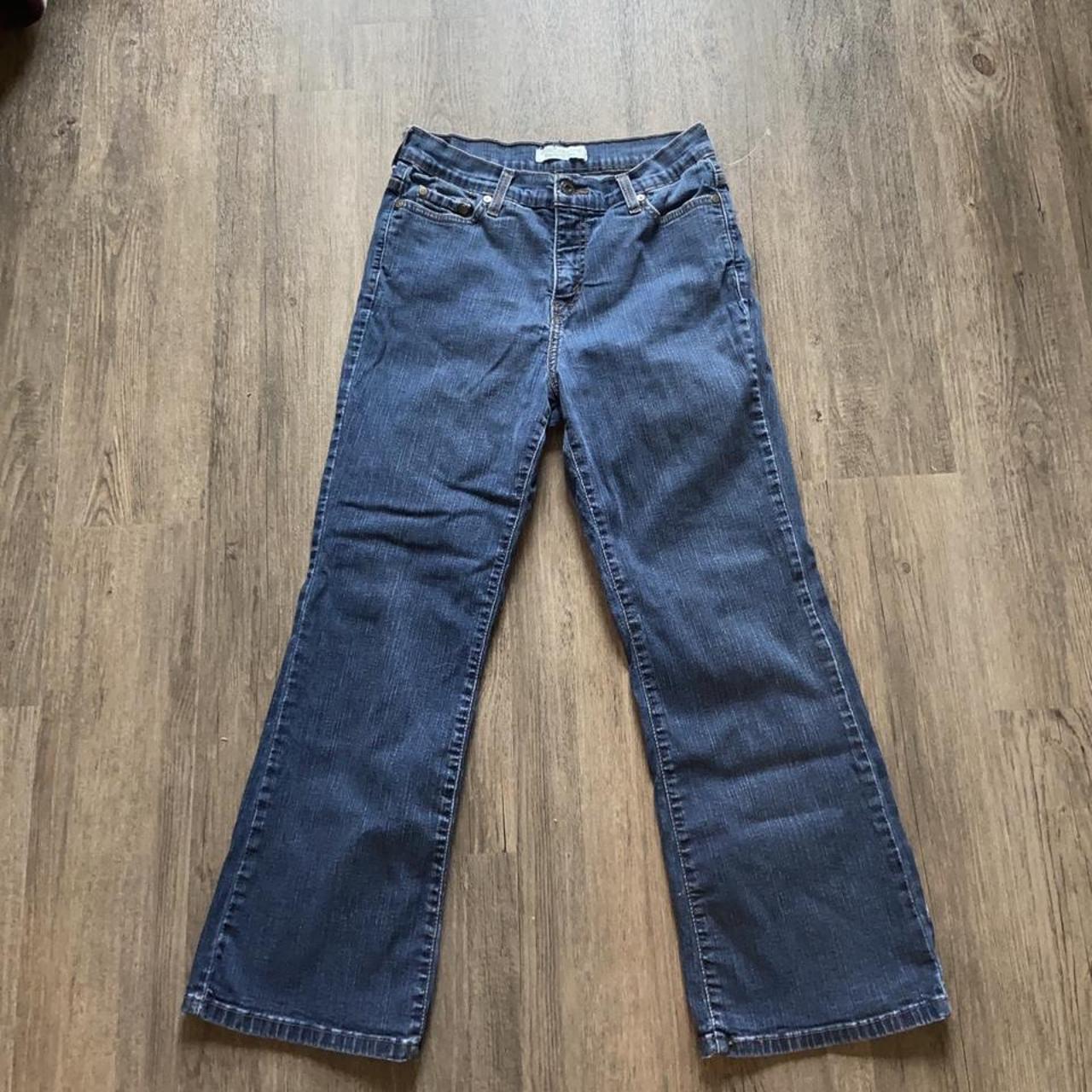 levi strauss perfectly slimming boot cut 512 jeans.... - Depop