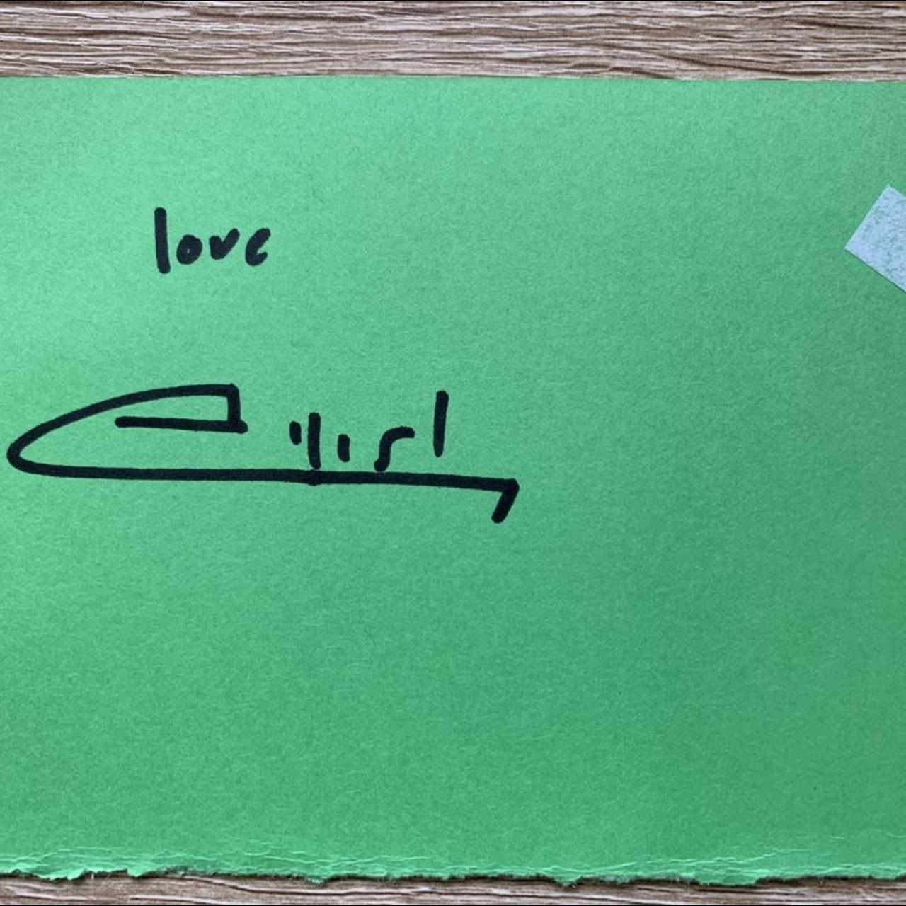 Billie Eilish Signed Autograph - This card has has... - Depop