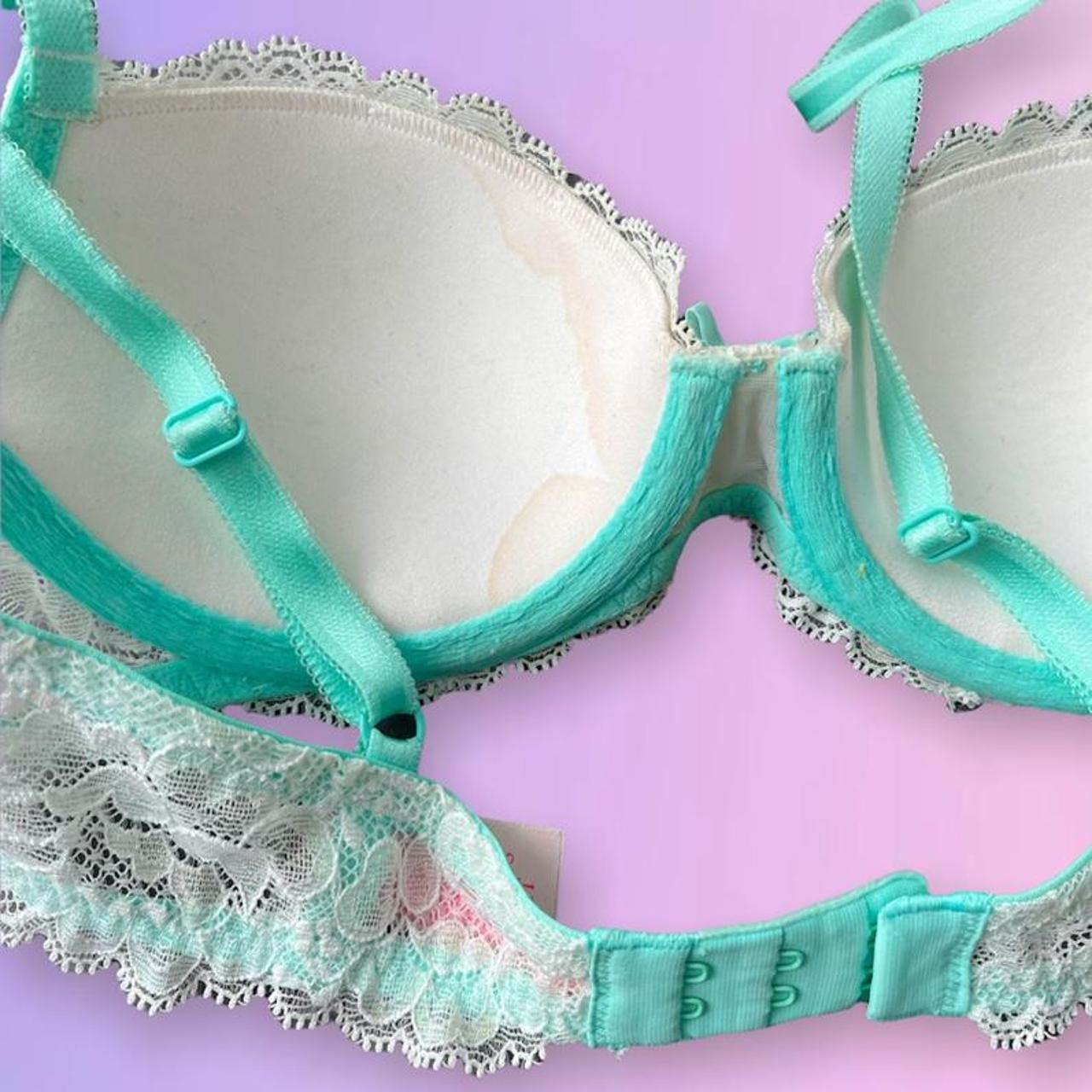 Buy Victoria's Secret Pale Green Embroidery Dream Angels Plunge Push Up Bra  from Next Luxembourg