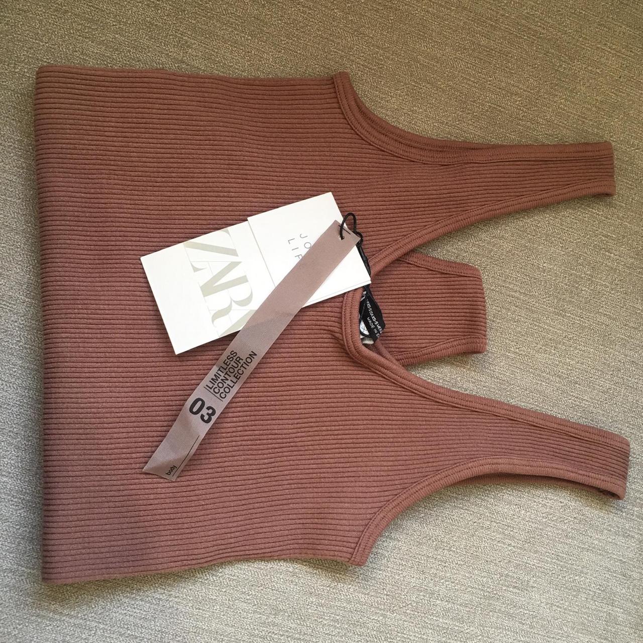 Zara limitless contour collection brown bodysuit - Depop