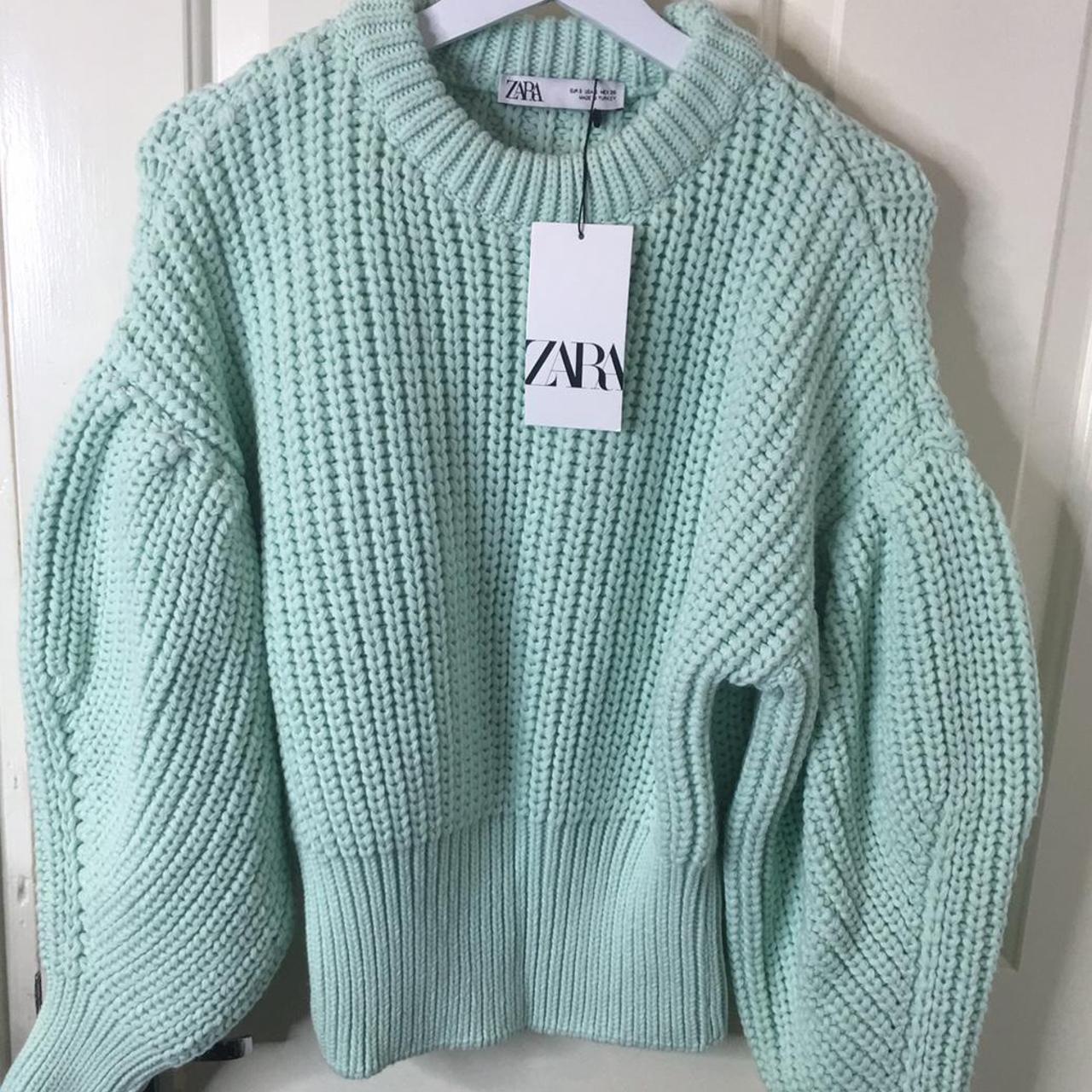 zara mint jumper