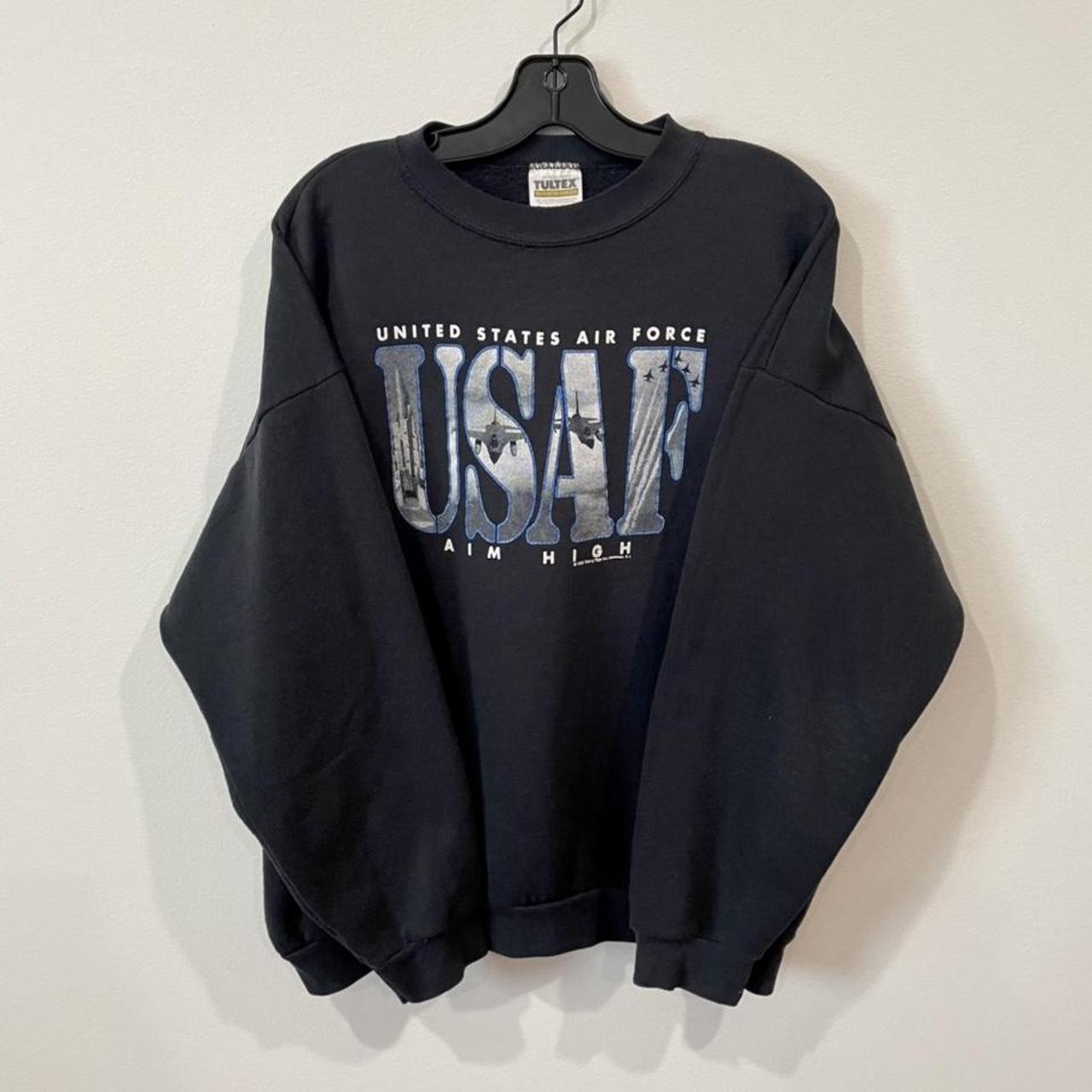 1998 USAF sweatshirt printed on Tultex. Has signs or... - Depop