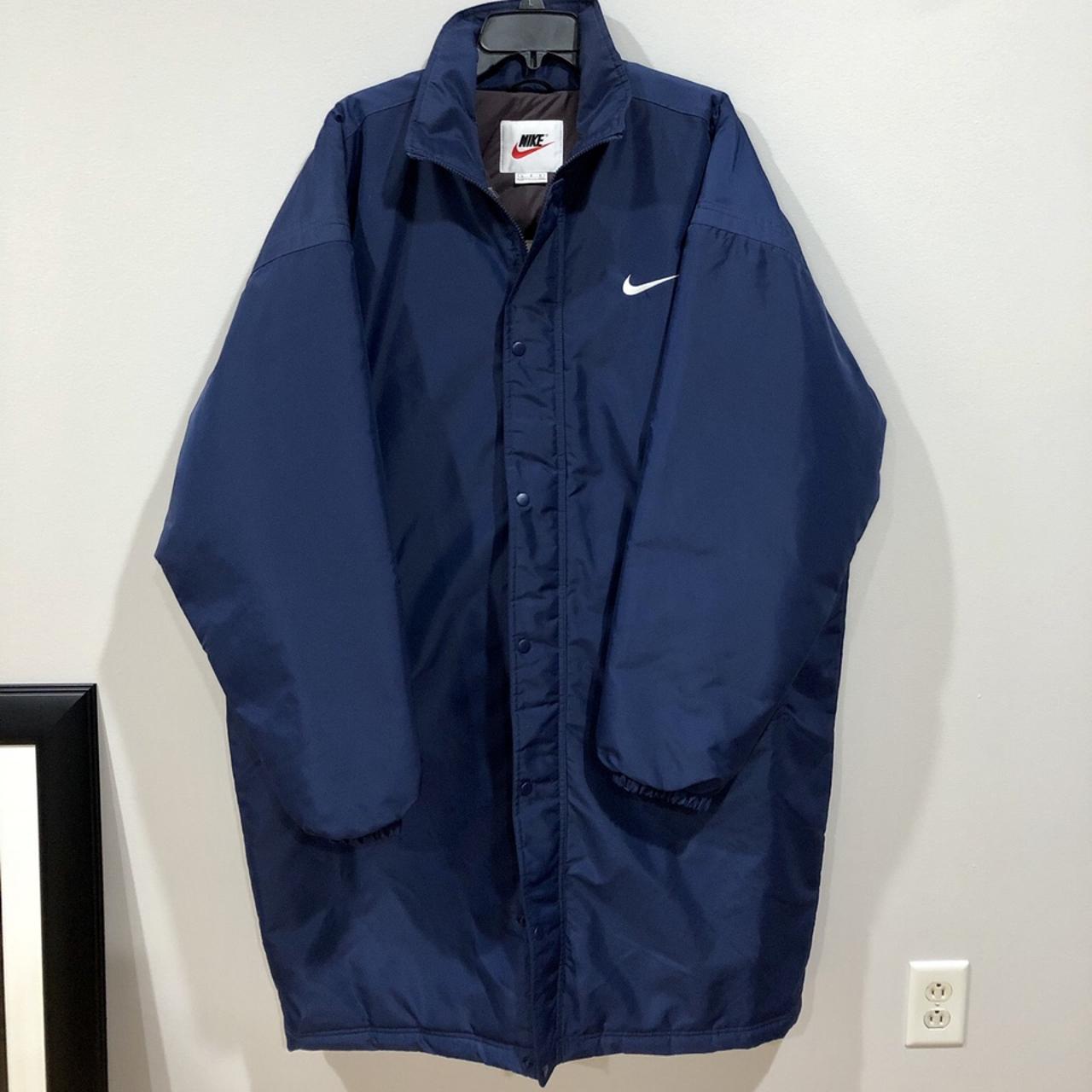 swoosh down parka