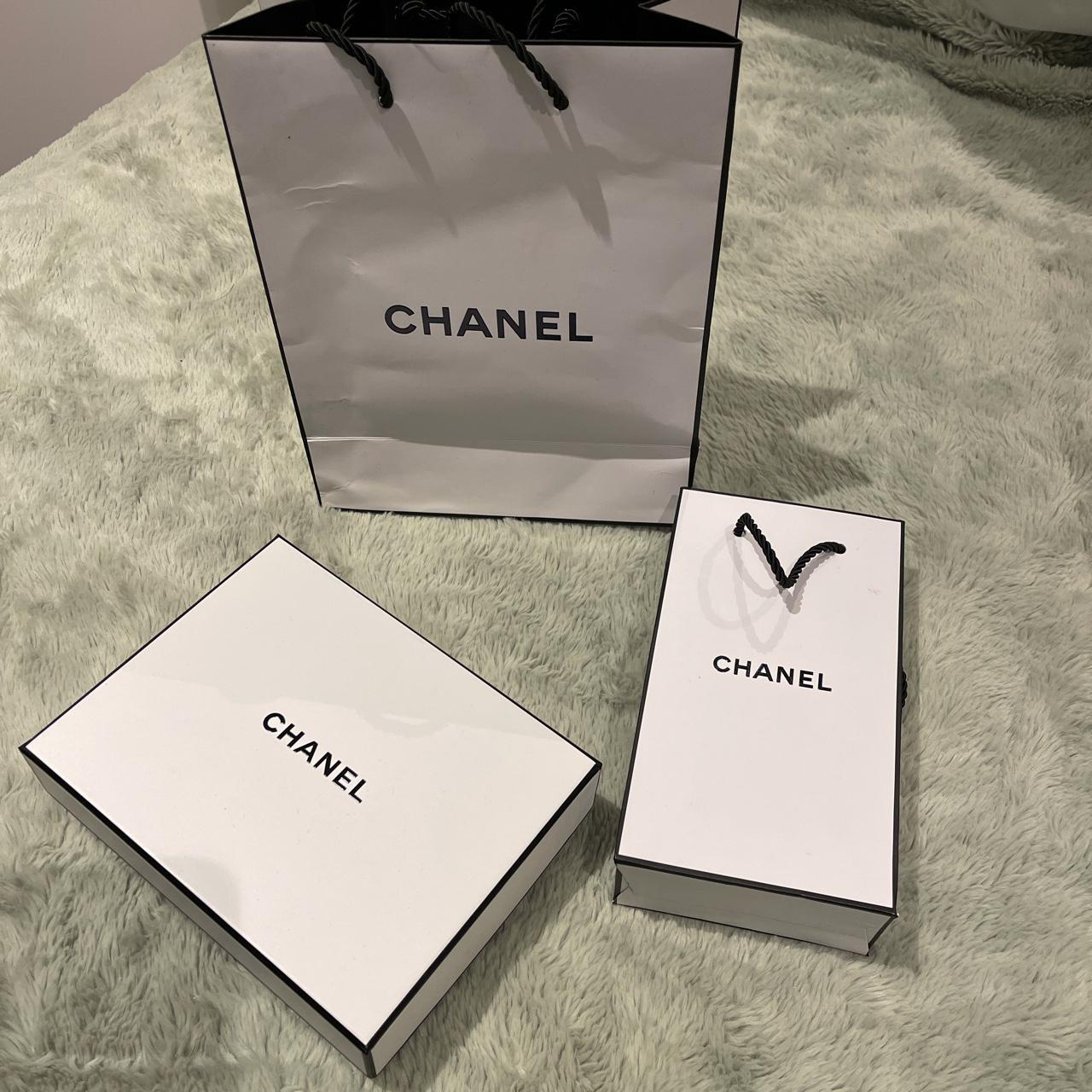 Chanel gift box and bags - Depop