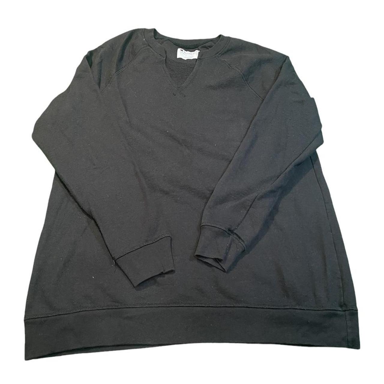 Men's champion v outlet neck sweatshirt