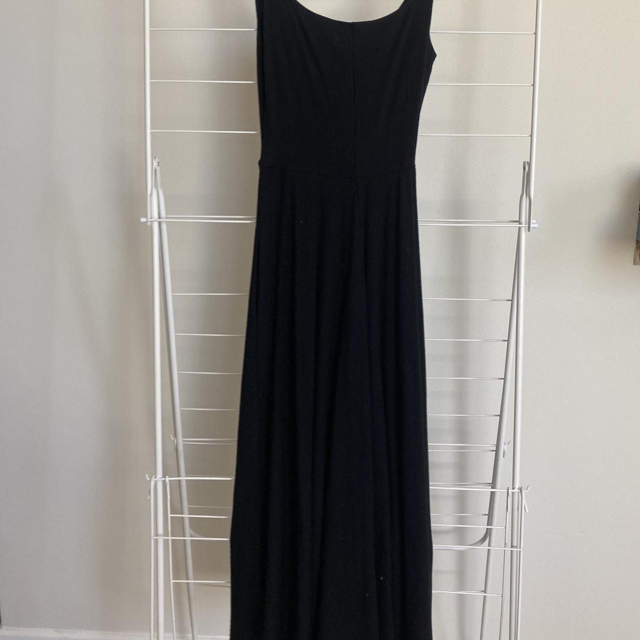 reformation black tie dress