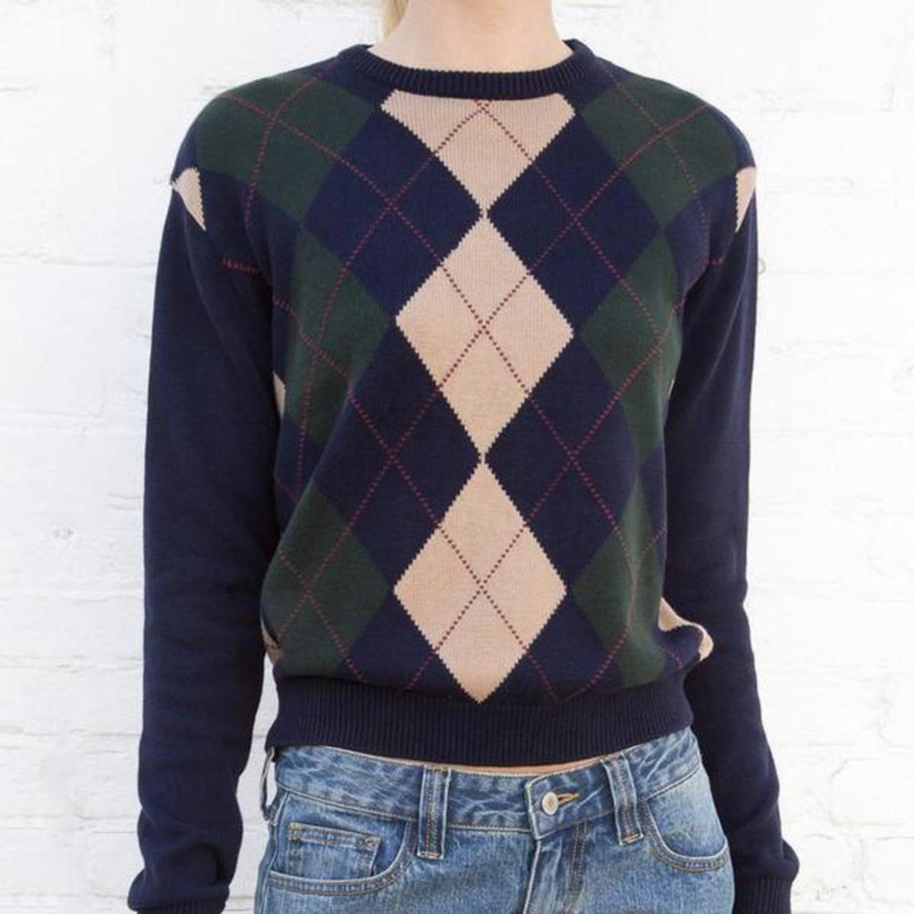 Brandy Argyle sweater 🐻Deadstock 🐻One... Depop