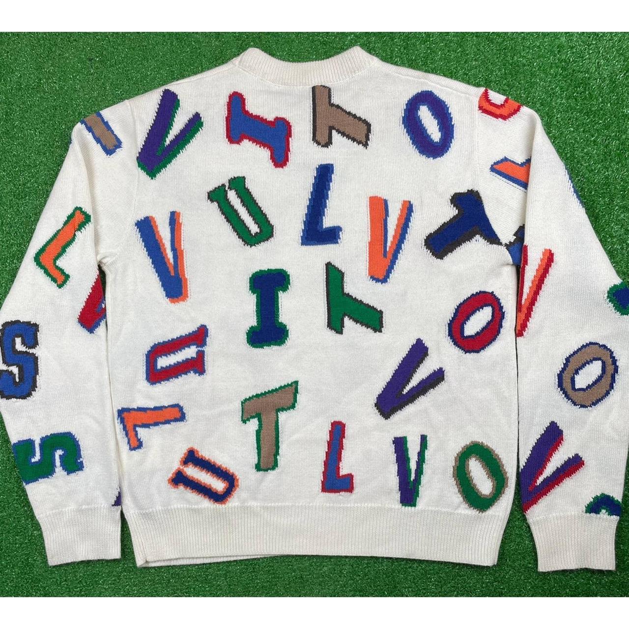 lv x nba letters crewneck