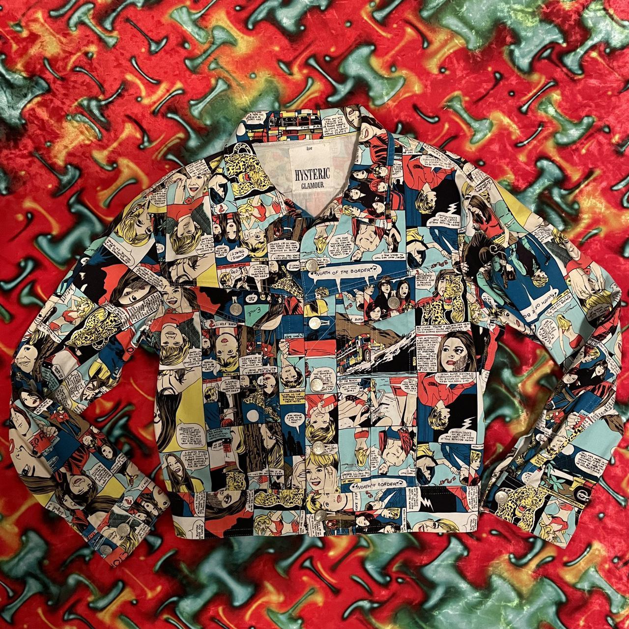 ⚛️ Vintage Late 80s Hysteric Glamour comic book print... Depop