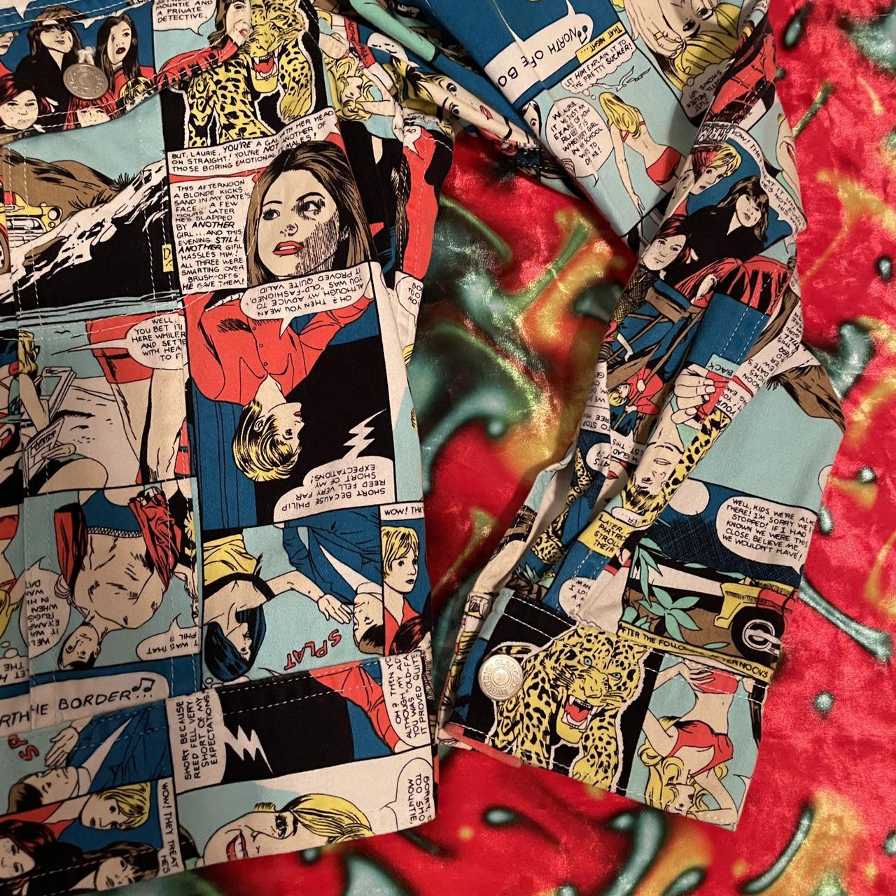 ⚛️ Vintage Late 80s Hysteric Glamour comic book print... Depop