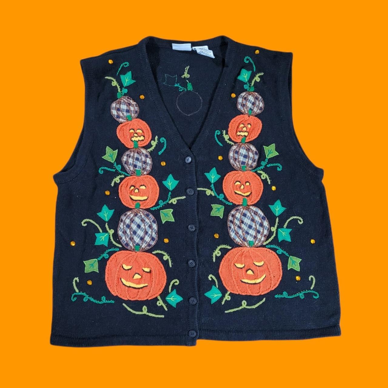 halloween sweater vest