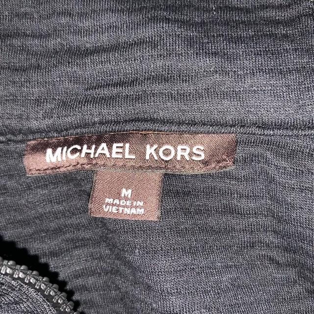 Michael Kors Mens Black Blue Quarter Zip Size Medium... - Depop